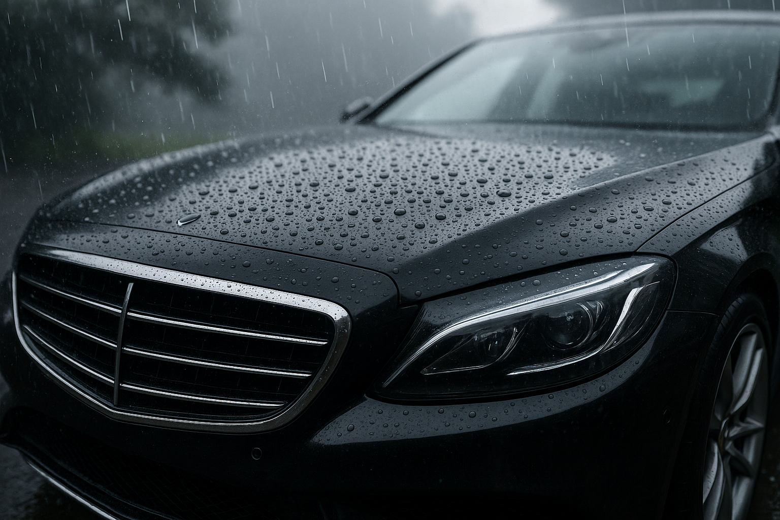 Car Ceramic Coating Saves Paint From Acid Rain