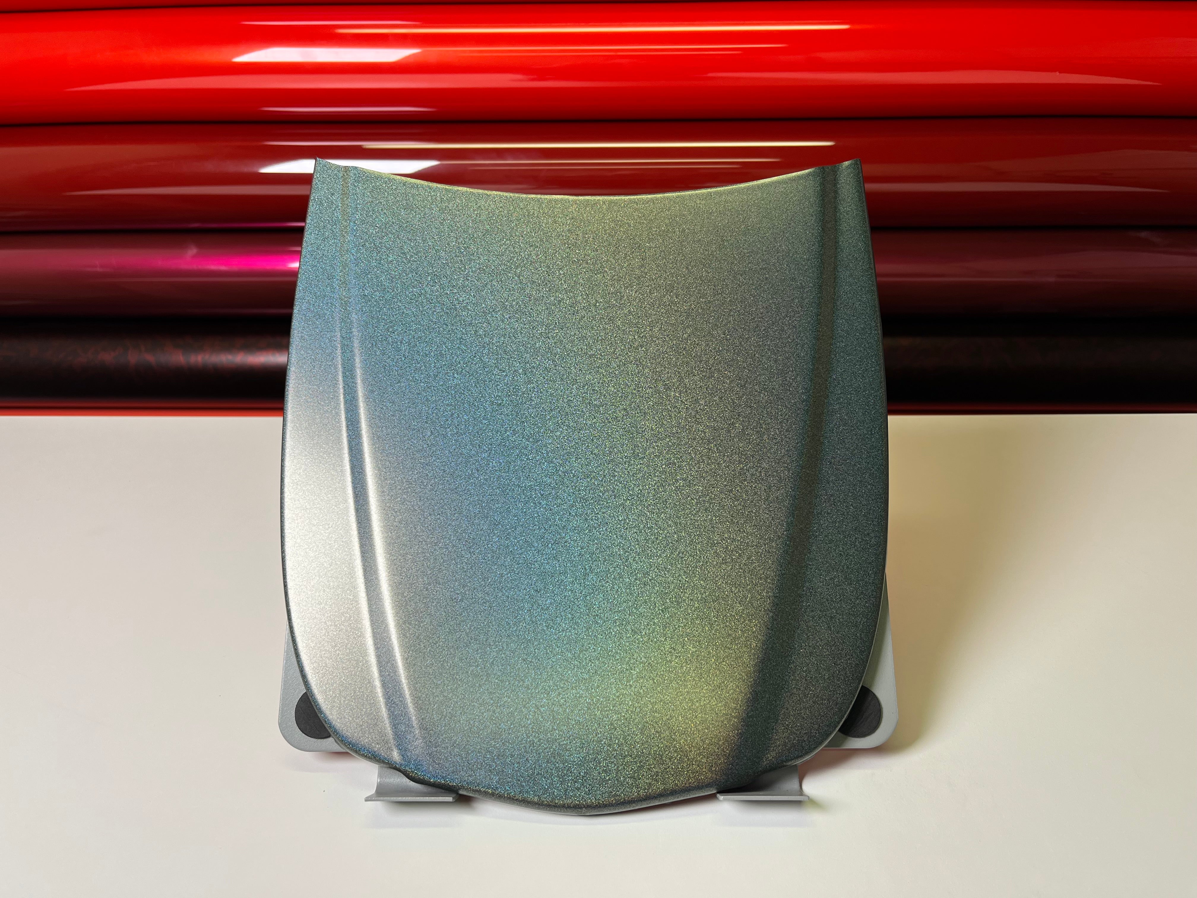 Matte Holographic Grey Vinyl Wrap