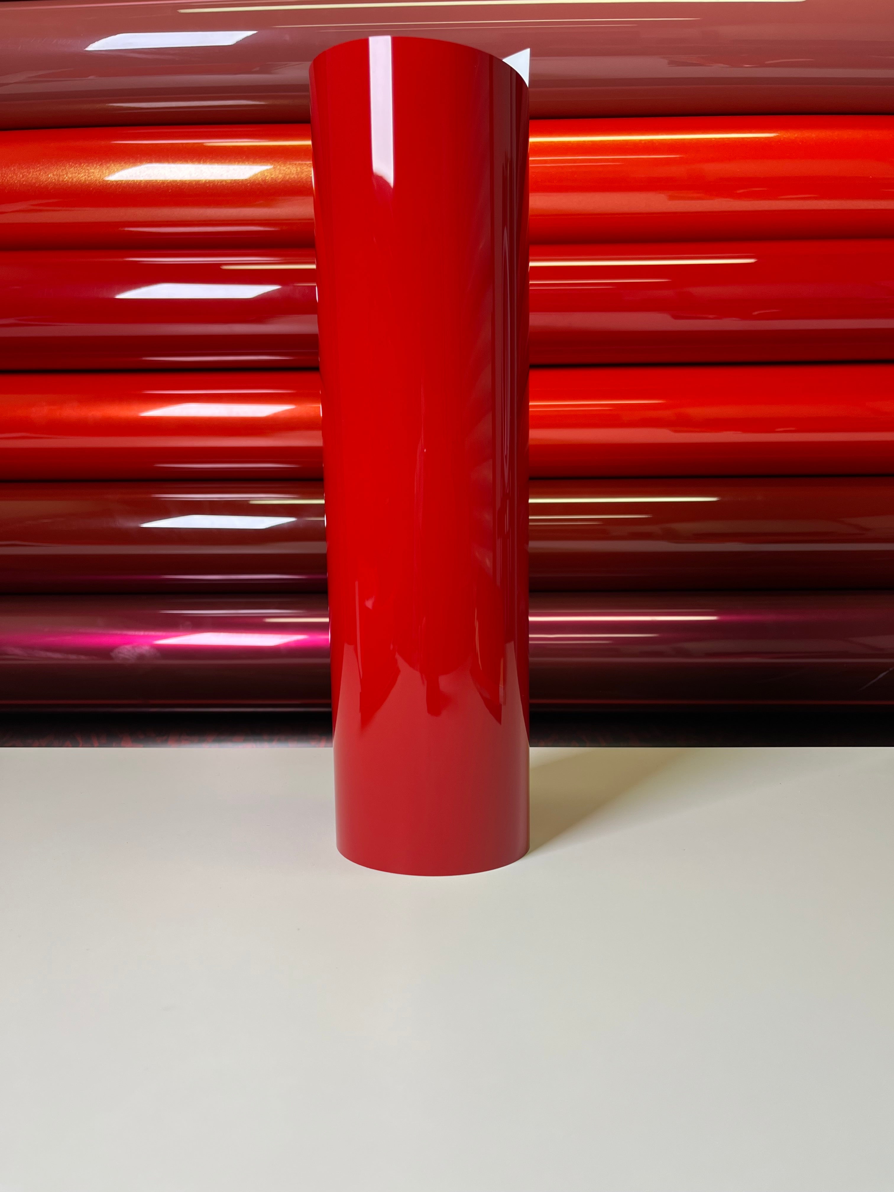 Porsche Blush Red Vinyl Wrap