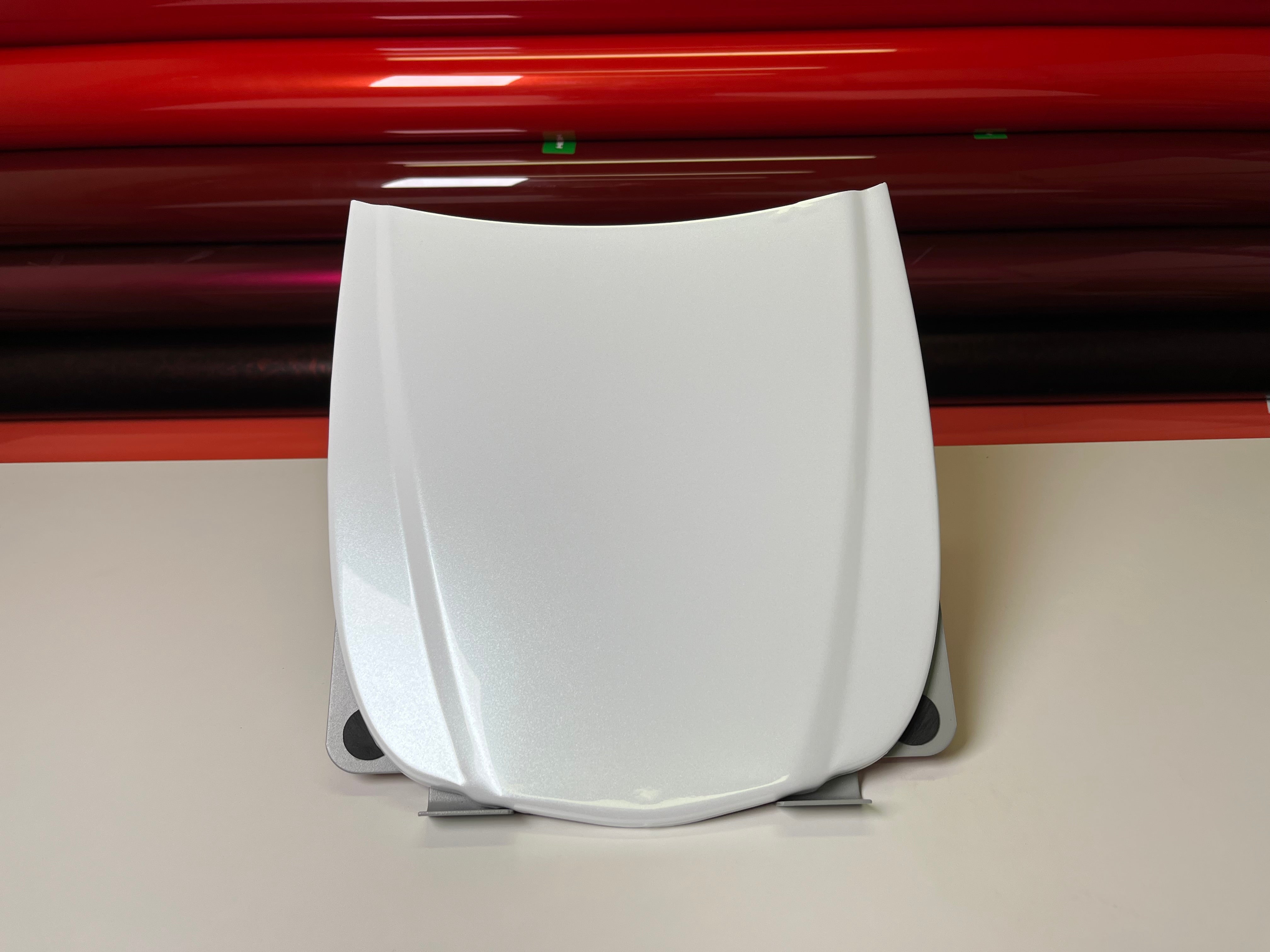 Ultra Bright Metallic White Vinyl Wrap