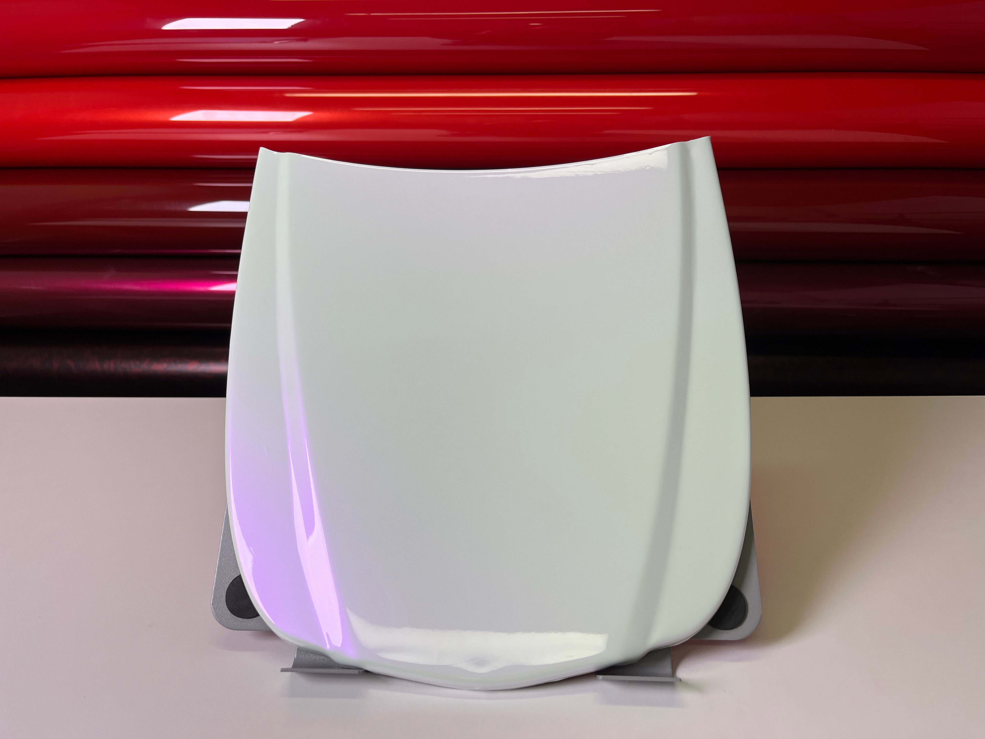 Pearl White to Purple Vinyl Wrap