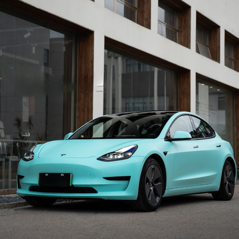 Satin Tiffany Vinyl Wrap