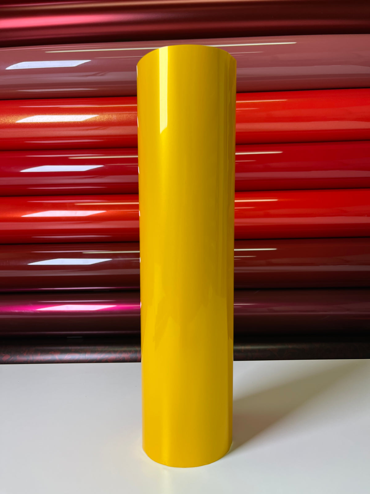 Ultra Bright Metallic Maple Yellow Vinyl Wrap, detail view 2 | HIGHCOOL