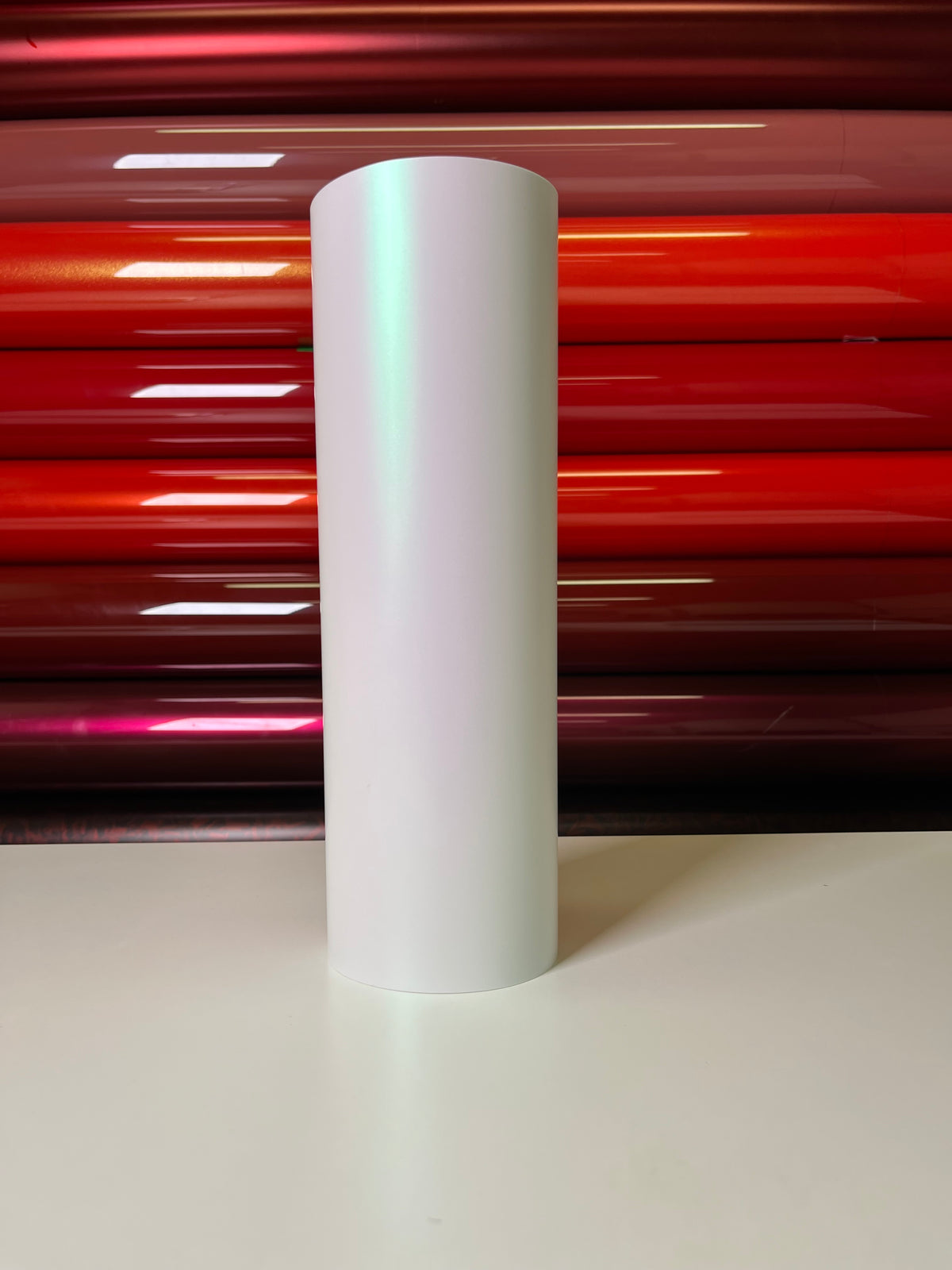 Matte Dawn White Vinyl Wrap, detail view 2 | HIGHCOOL