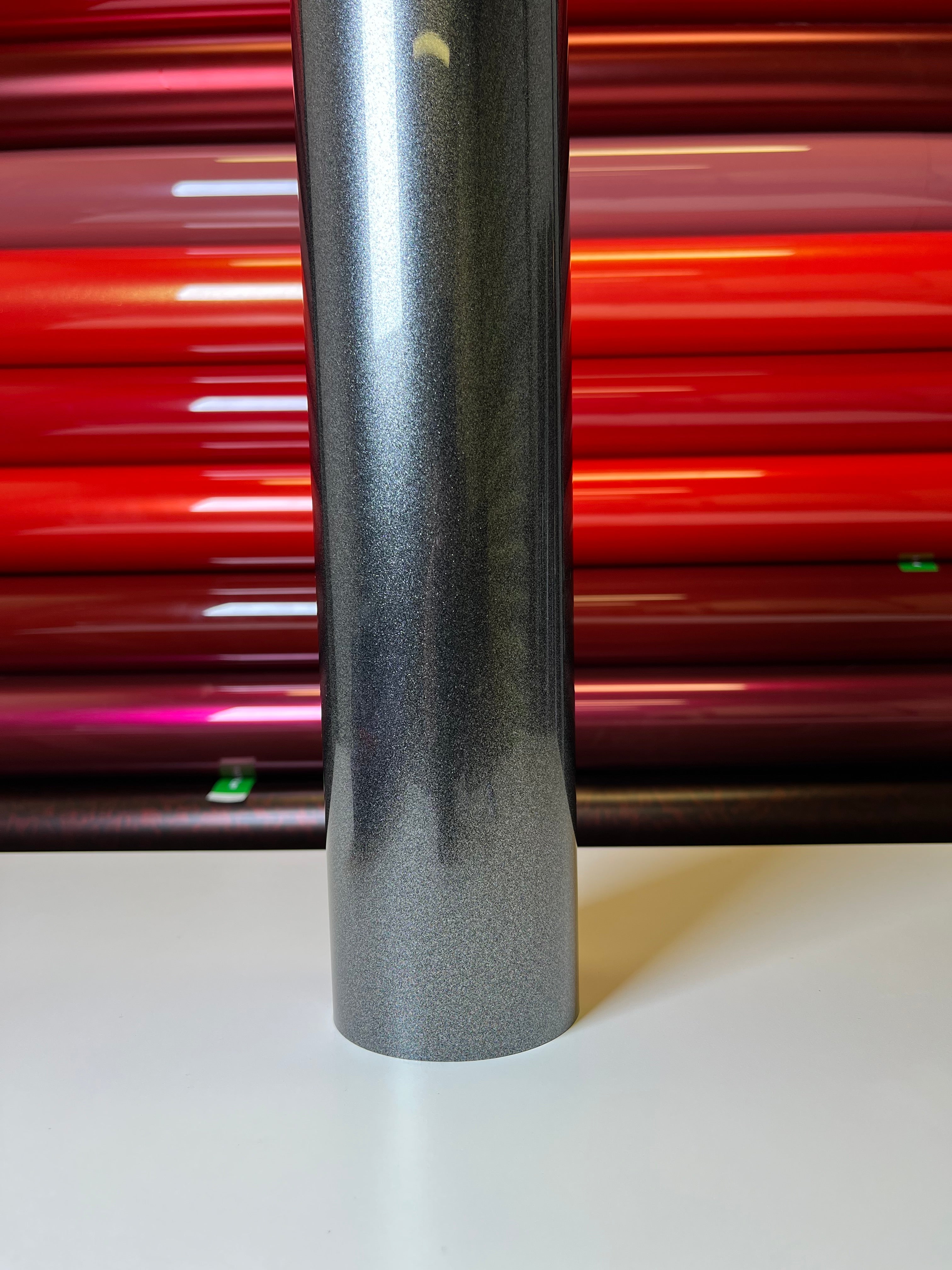 Heavy Metallic Graphite Gray Vinyl Wrap