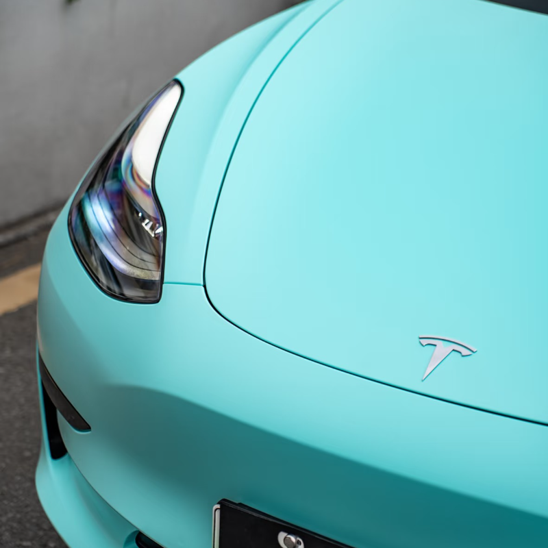 Satin Tiffany Vinyl Wrap