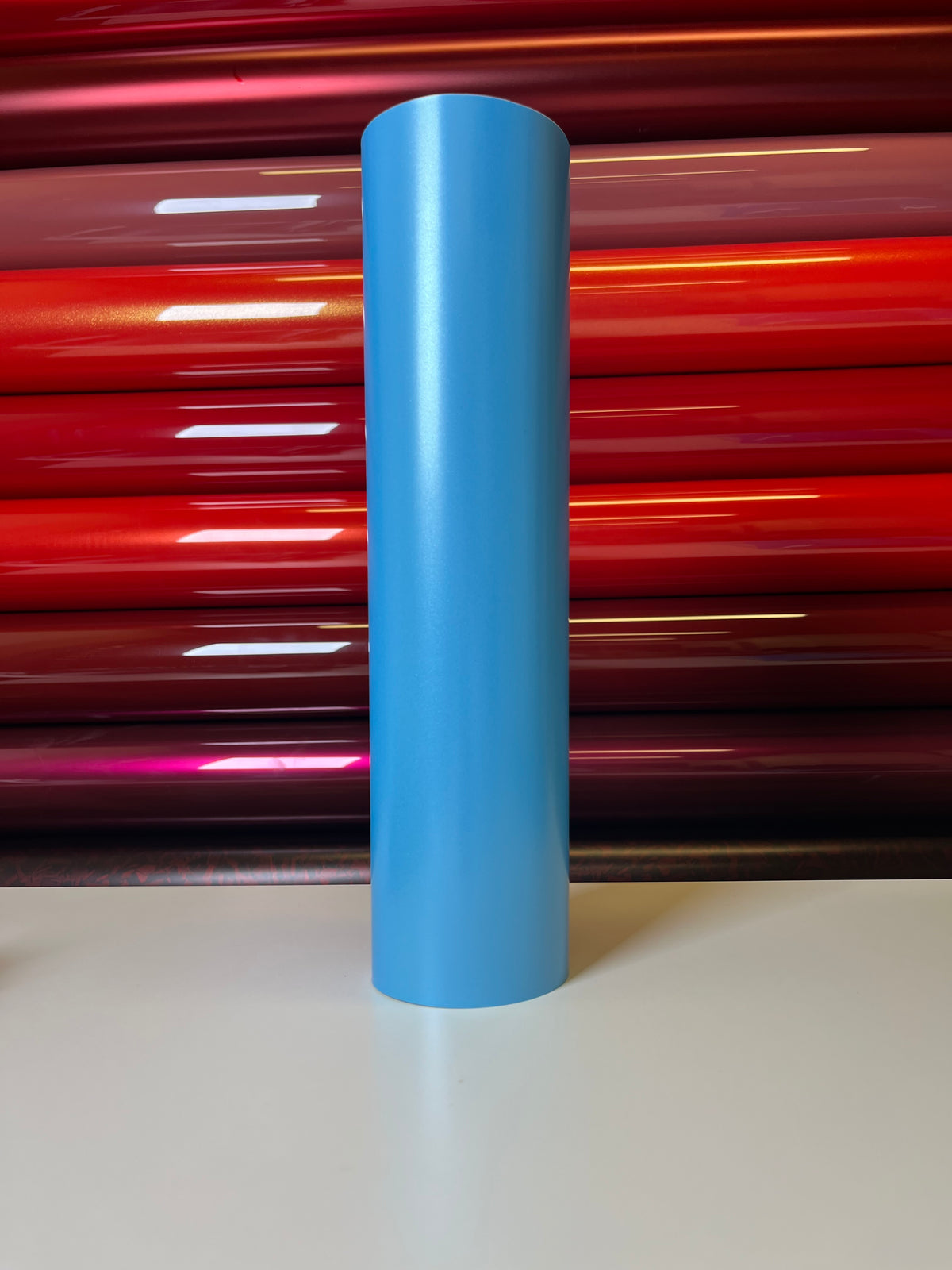 Electro Metallic Sky Blue Vinyl Wrap, detail view 2 | HIGHCOOL