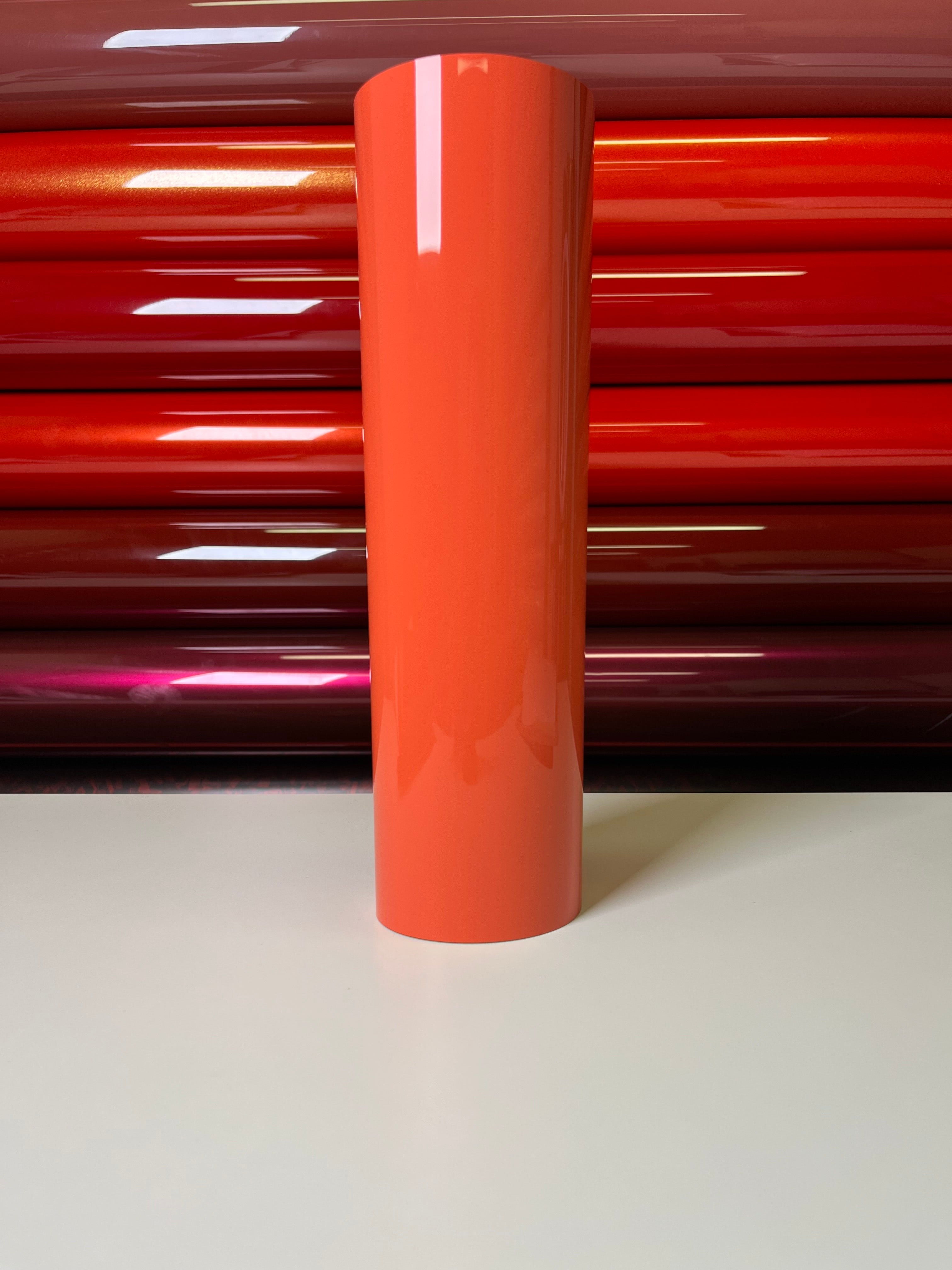 Crystal Coral Orange Vinyl Wrap