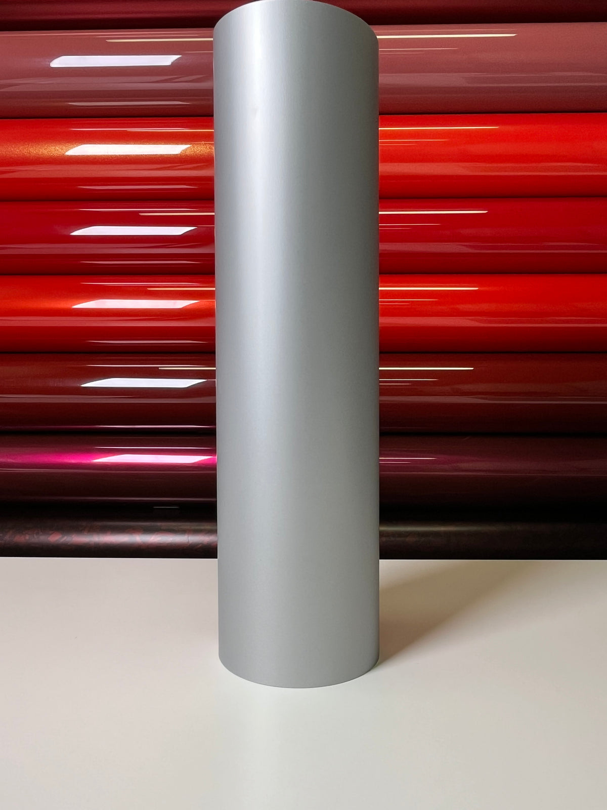 Matte Silver Vinyl Wrap, detail view 2 | HIGHCOOL