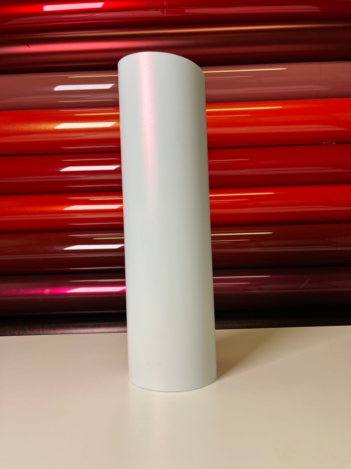 Matte Diamond Starlight White Pink Vinyl Wrap, detail view 2 | HIGHCOOL