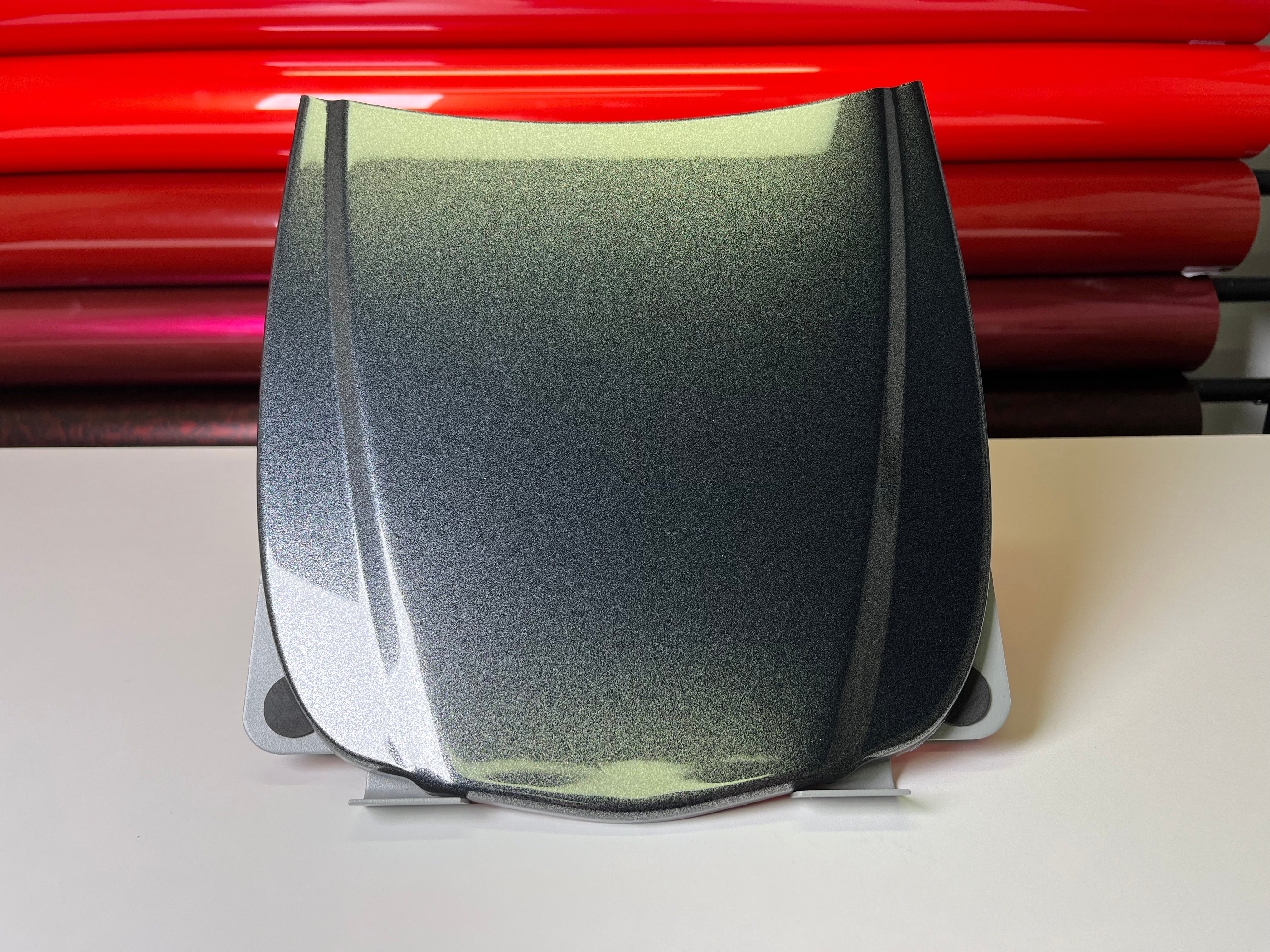 Heavy Metallic Graphite Black Vinyl Wrap