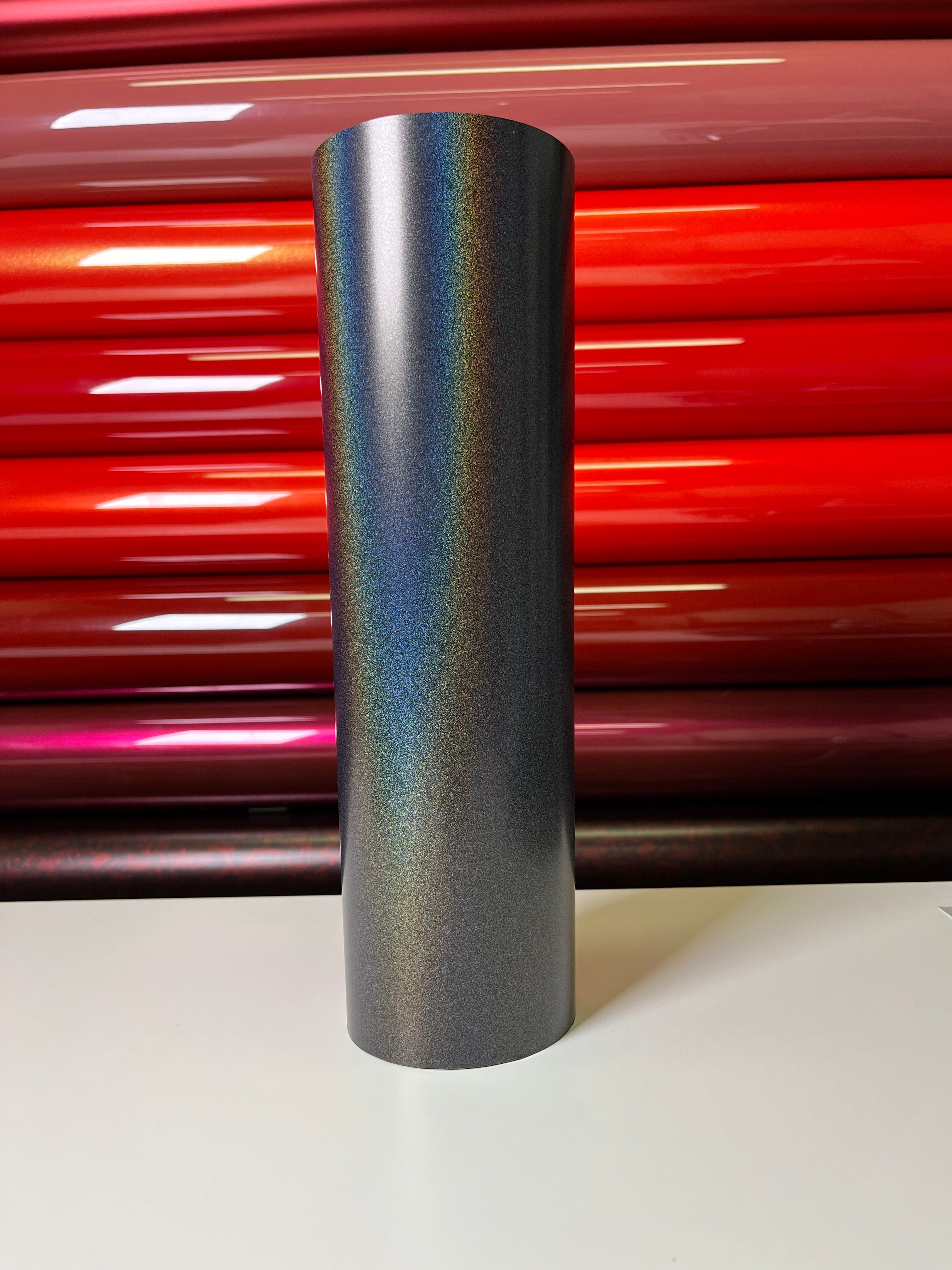Matte 3D Rainbow Storm Grey