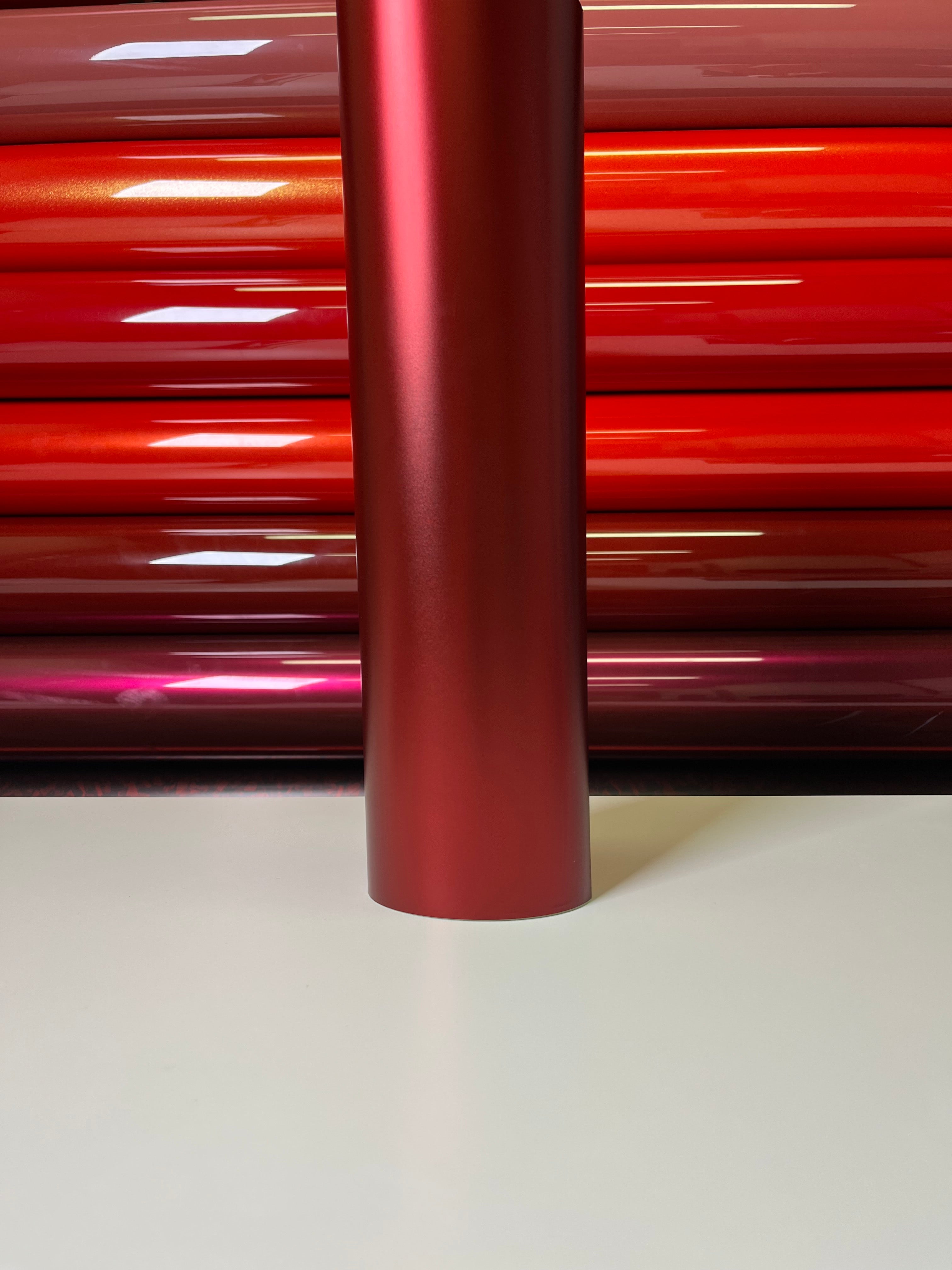 Electroplated Romanian Red Vinyl Wrap