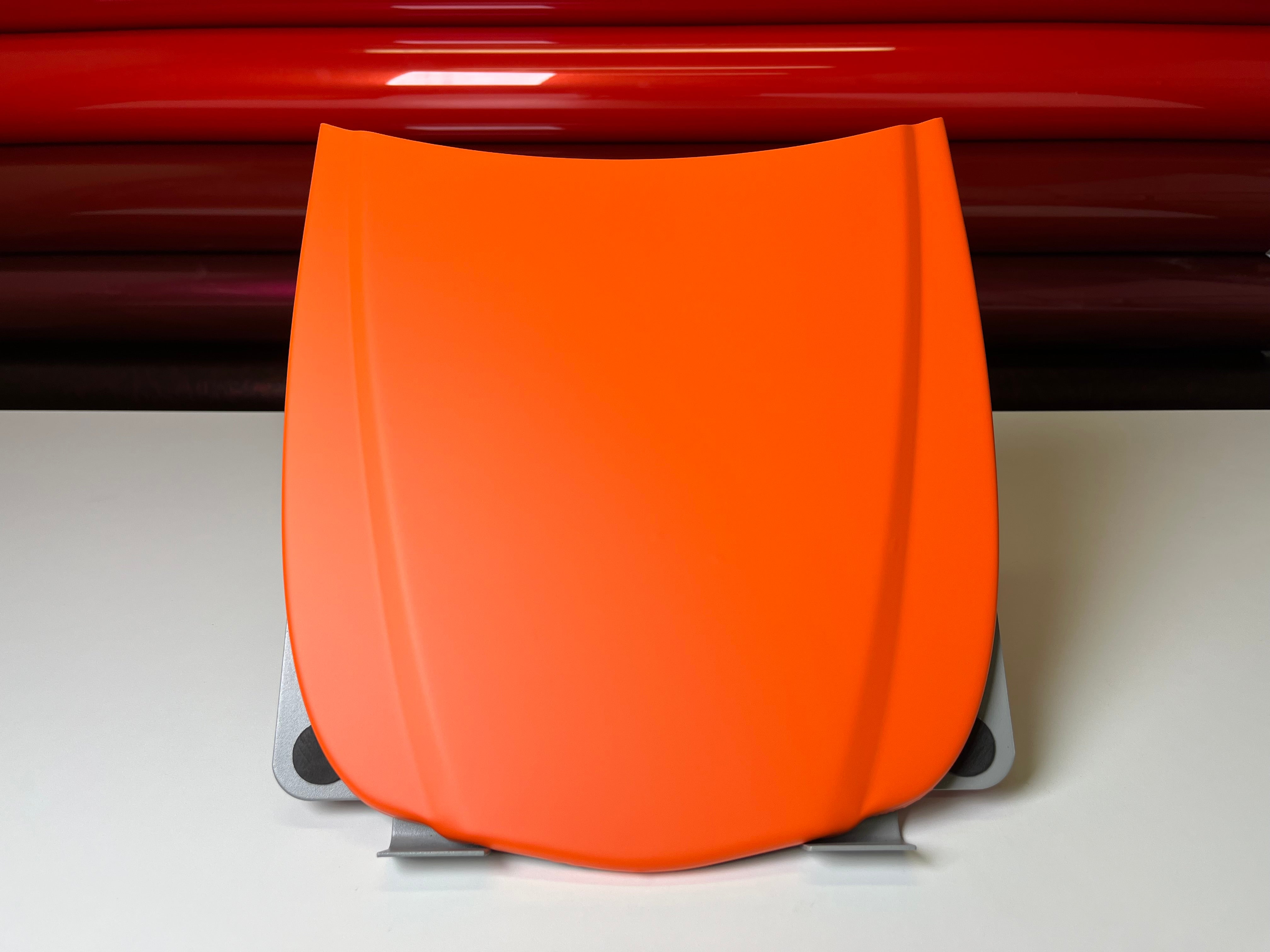 Satin Flame Orange Vinyl Wrap