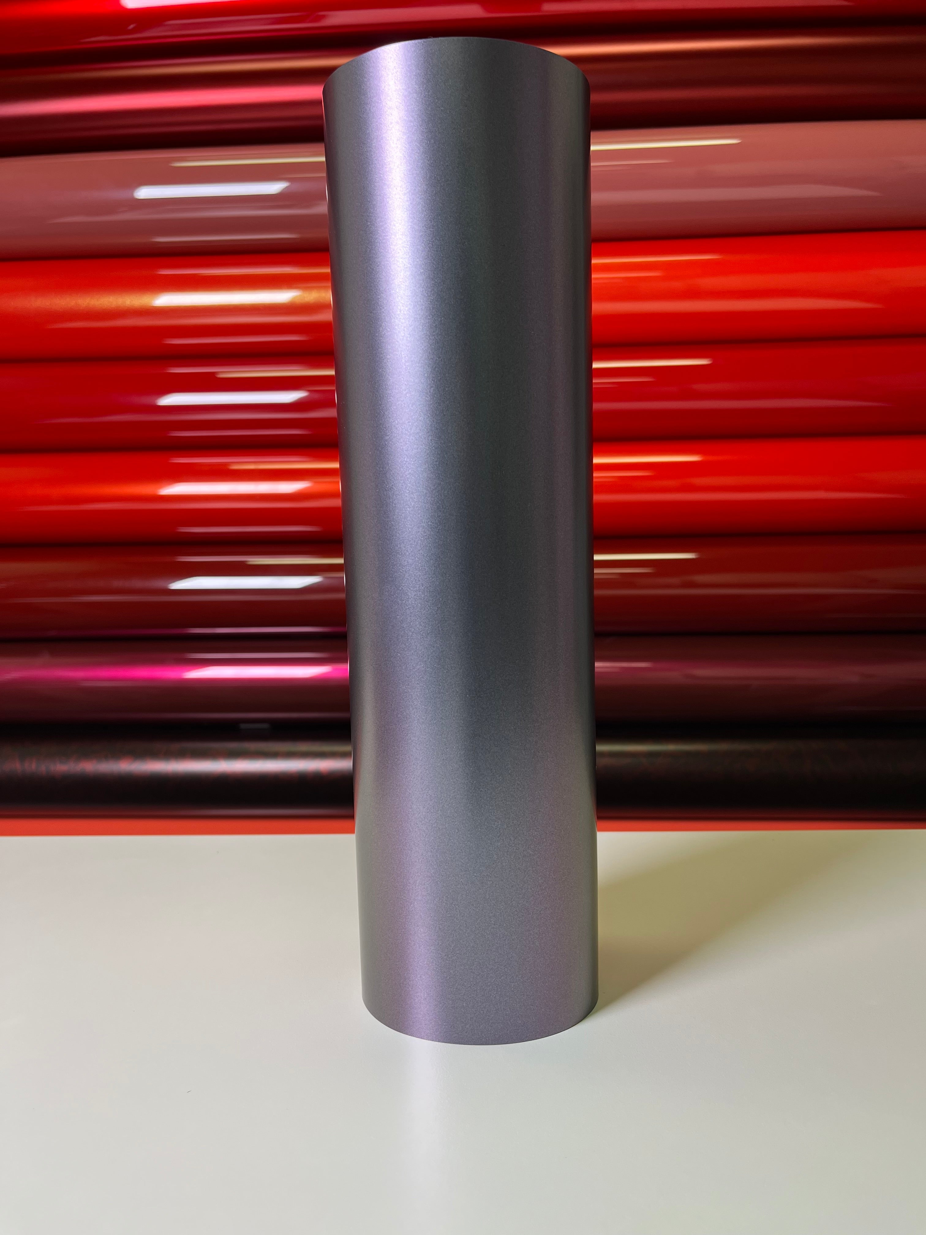 Self Healing Matte Capri Grey Purple Vinyl Wrap