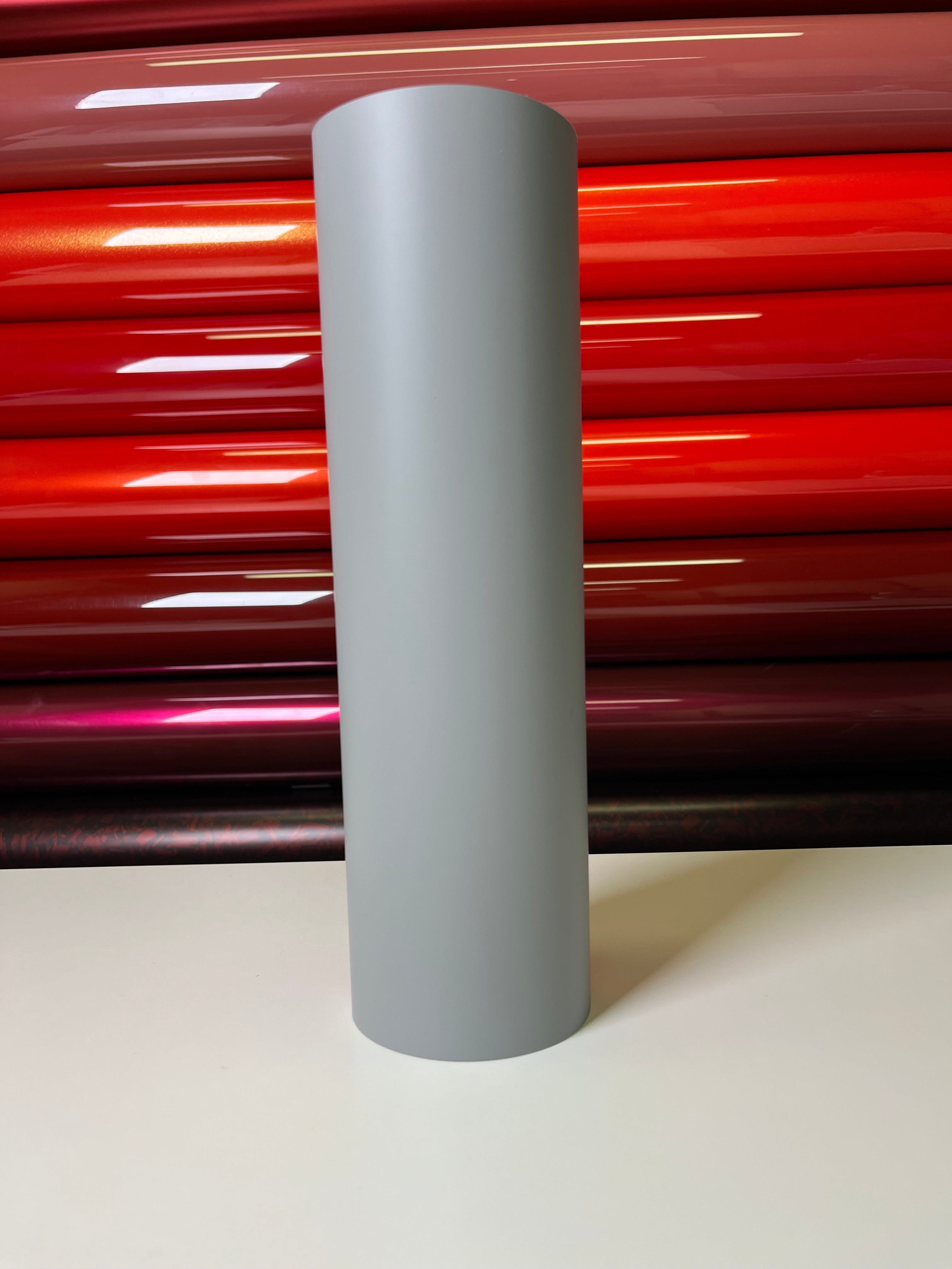 Satin Battle Grey Vinyl Wrap