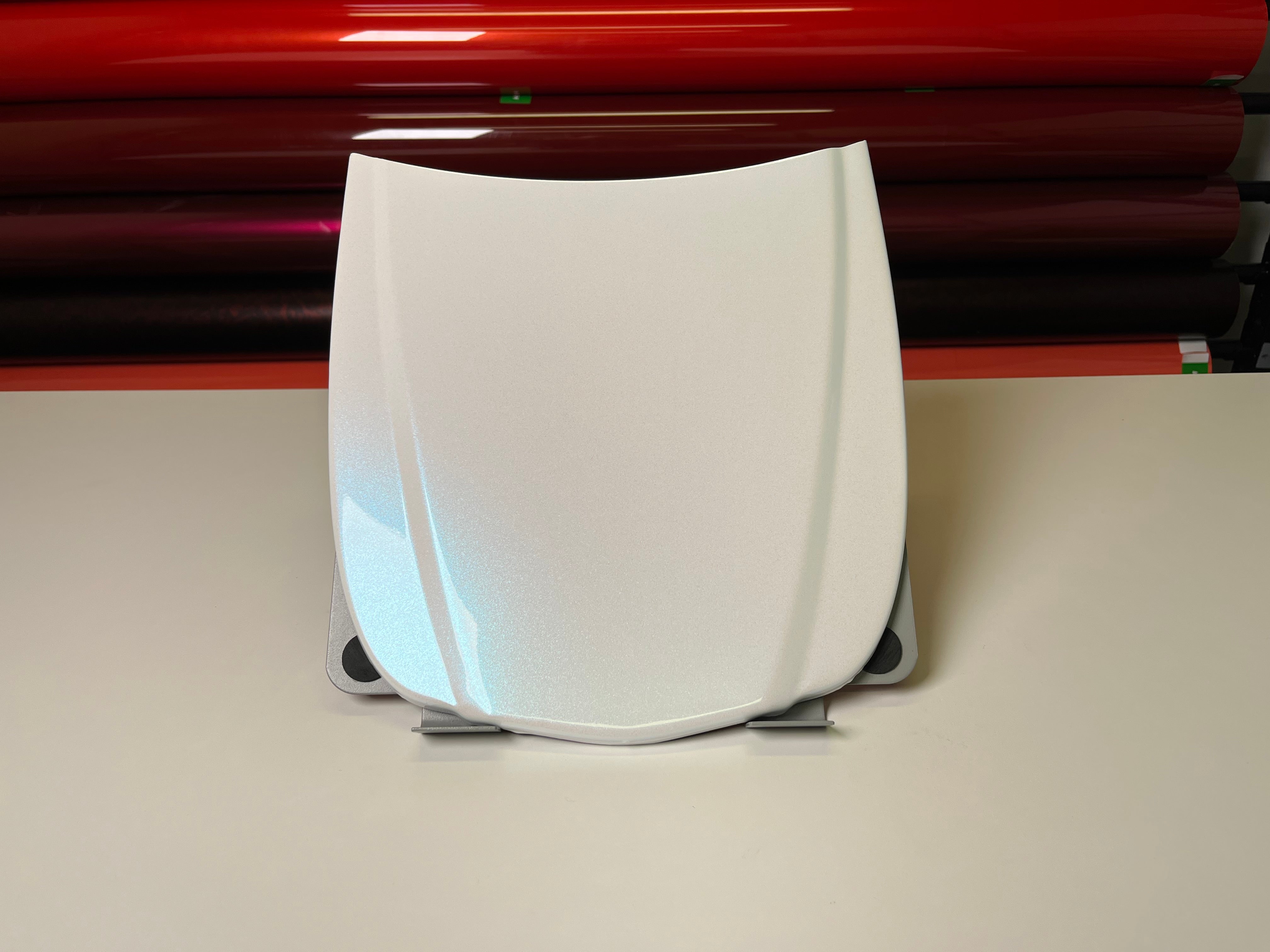 Diamond Starlight White Blue Vinyl Wrap