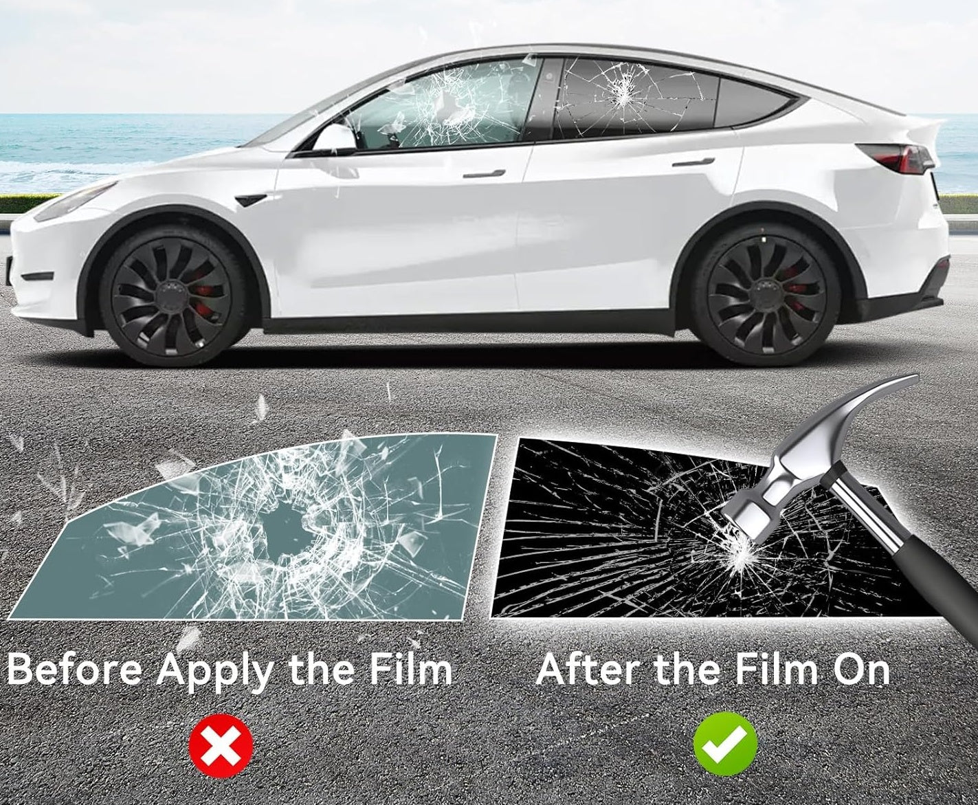 UVR99% IRR99% Heat Insulation UV Rejection Window Film Tint