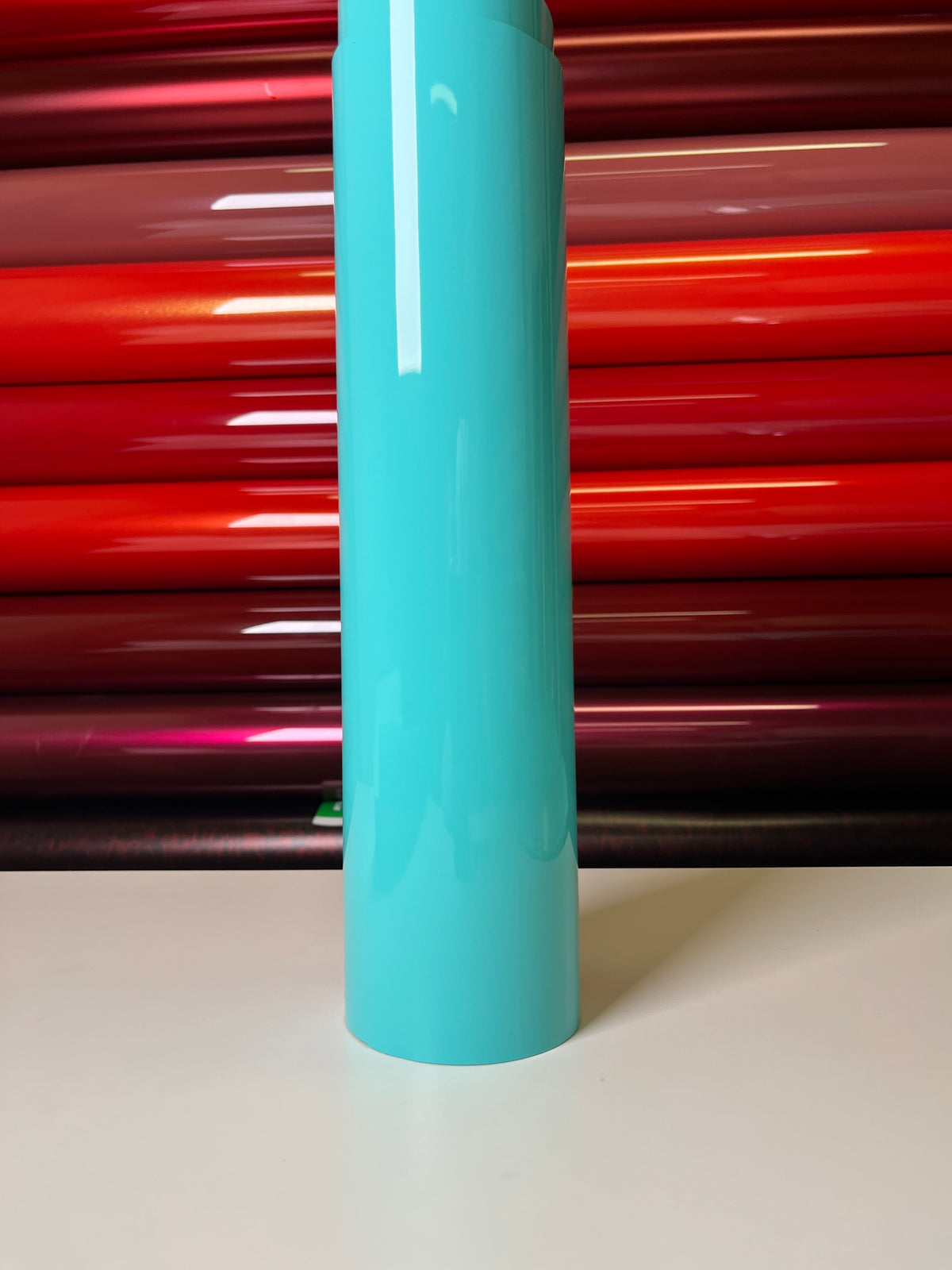 Crystal Tiffany Blue Vinyl Wrap, detail view 2 | HIGHCOOL