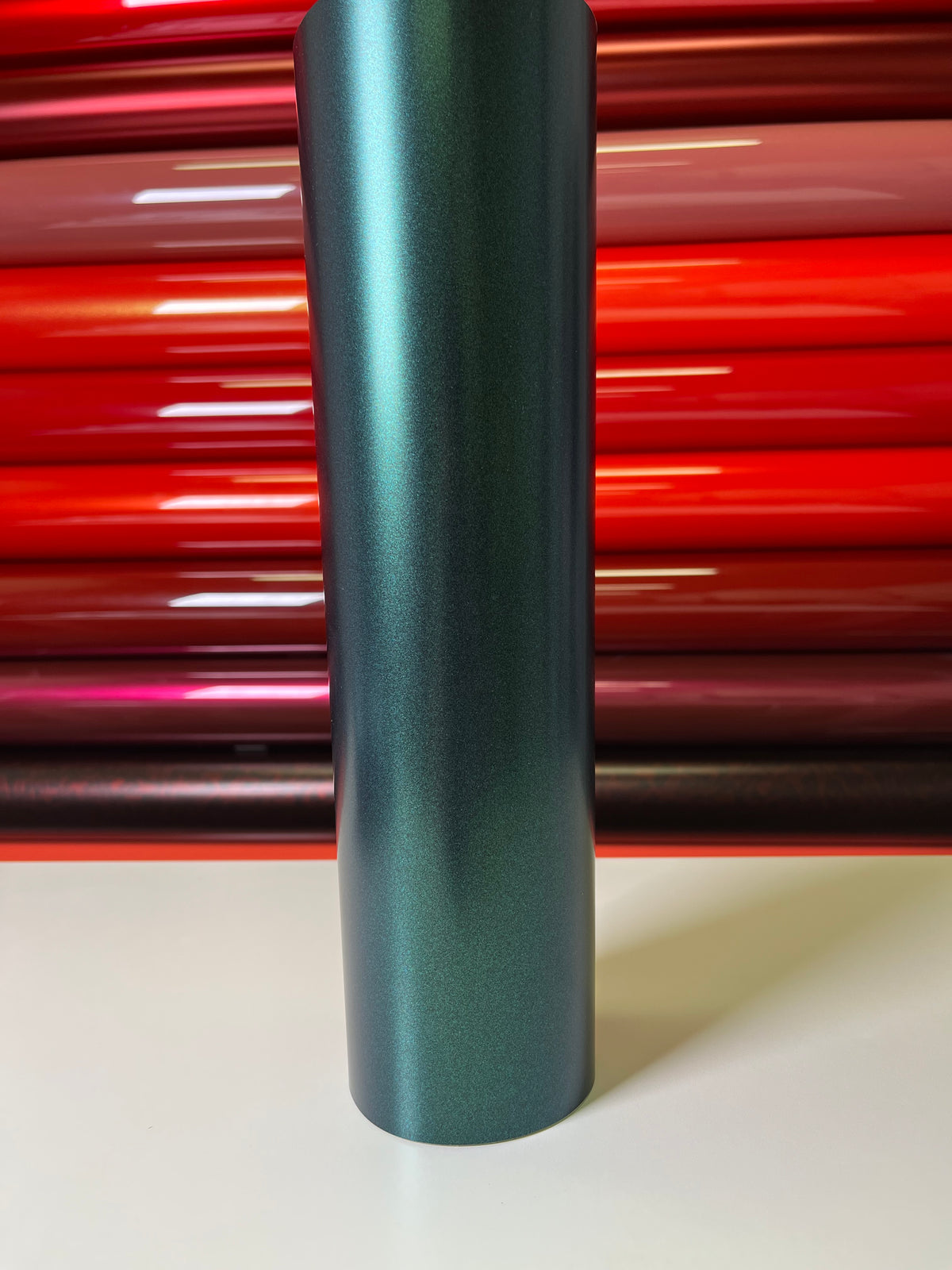 Electro Metallic Dark Green Vinyl Wrap, detail view 2 | HIGHCOOL