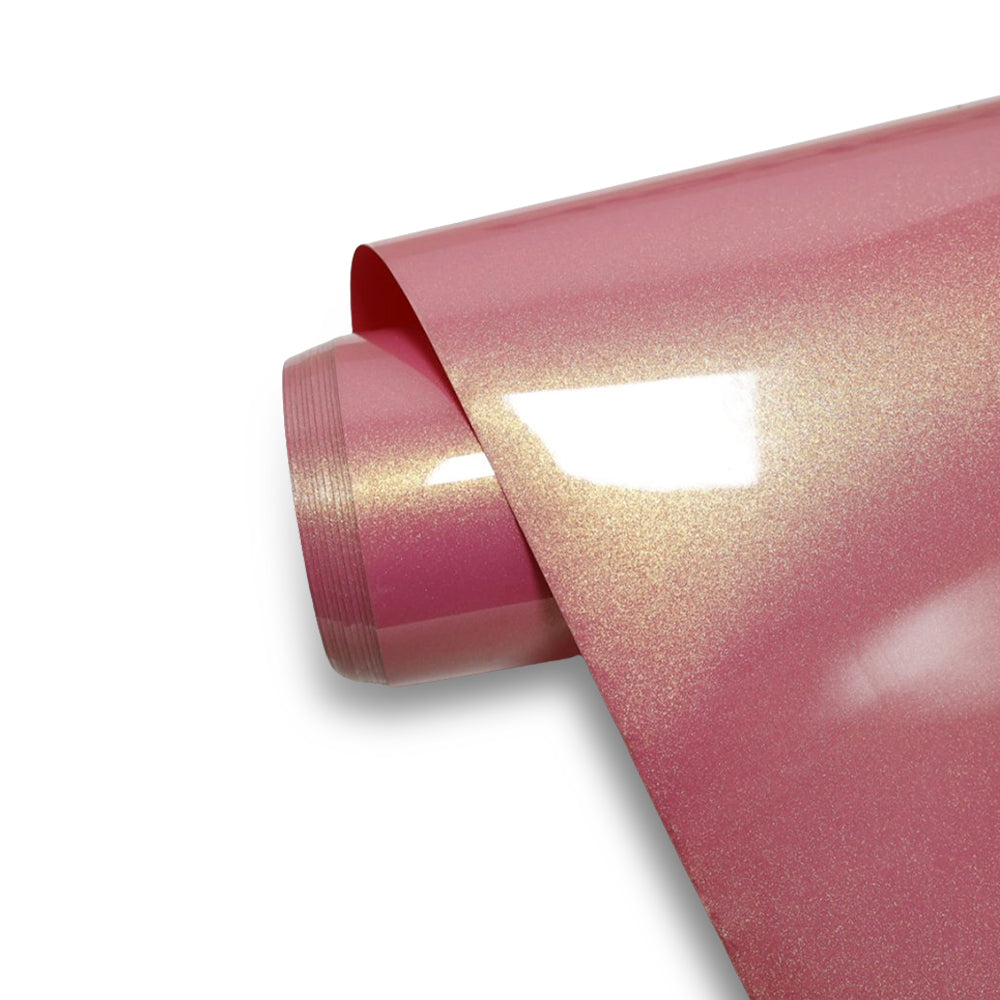 Princess Pink Car Vinyl Wrap PVC Vehicle