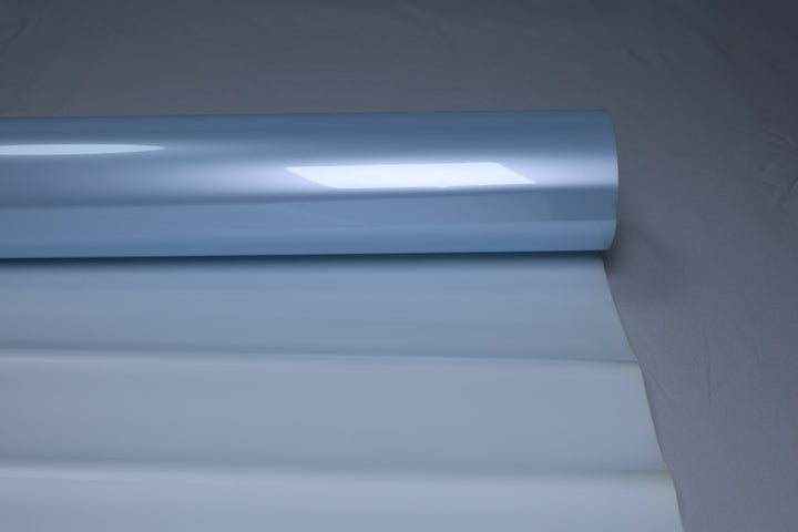 HIGHCOOL Super Gloss Pastel Jazz Blue Vinyl Wrap (CP2003) real sample photo