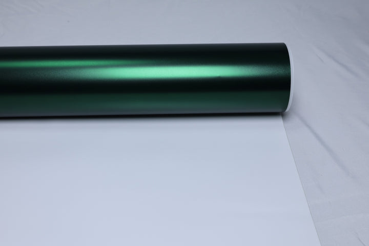 HIGHCOOL Mirror Chrome Venom Green Vinyl Wrap (CP2103) real sample photo