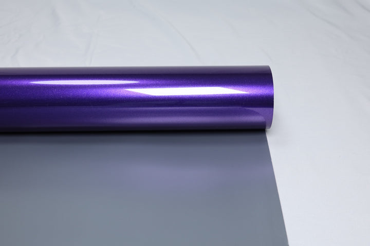 HIGHCOOL Gloss Metallic Mauve Purple Vinyl Wrap (CP2204) real sample photo