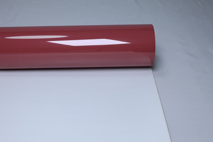 HIGHCOOL Super Gloss Morganite Red Vinyl Wrap (CP2224) real sample photo