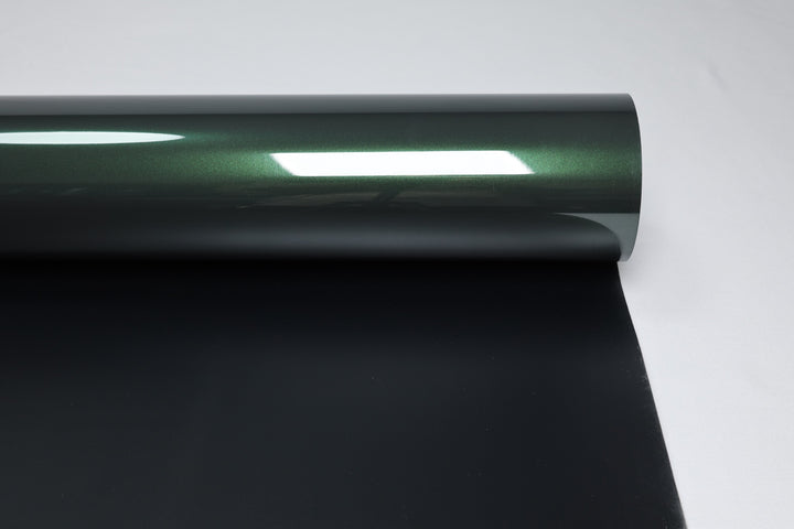 HIGHCOOL Gloss Metallic Gotland Green Vinyl Wrap (CP2246) real sample photo