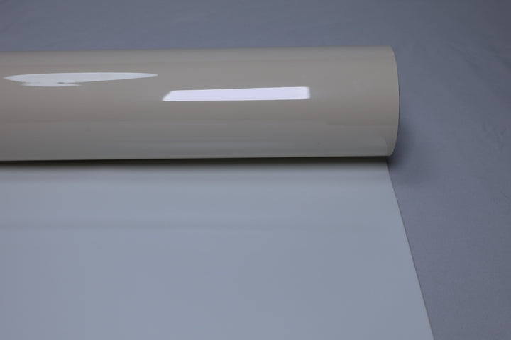 HIGHCOOL Super Gloss Pepper White Vinyl Wrap (CP2255) real sample photo