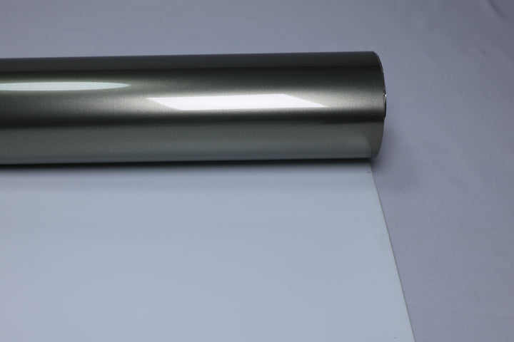 HIGHCOOL Gloss Metallic Aventurine Green Vinyl Wrap (CP2264) real sample photo