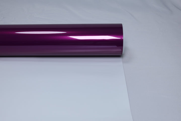 HIGHCOOL Super Gloss Boysenberry Purple Vinyl Wrap (CP2273) real sample photo