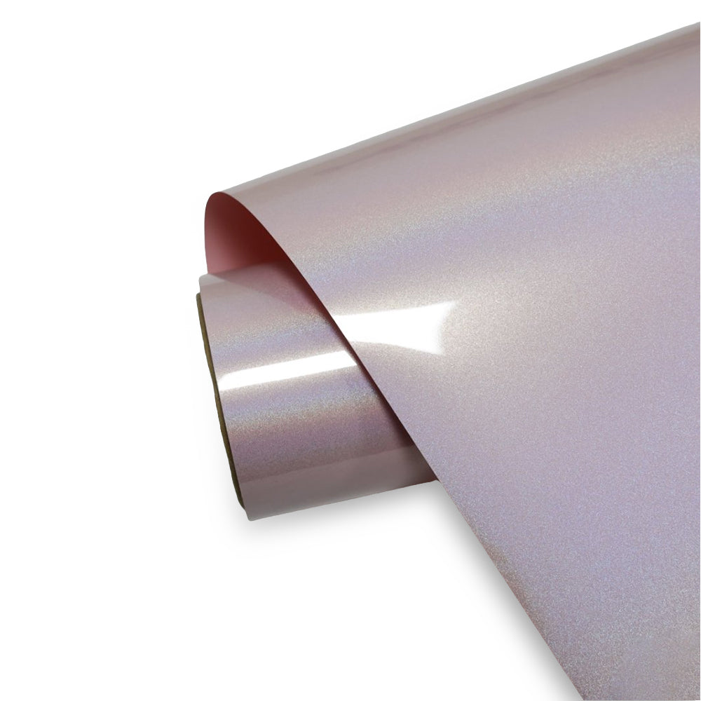 Glossy Colorful Laser Cherry Blossom Powder Vinyl Wrap