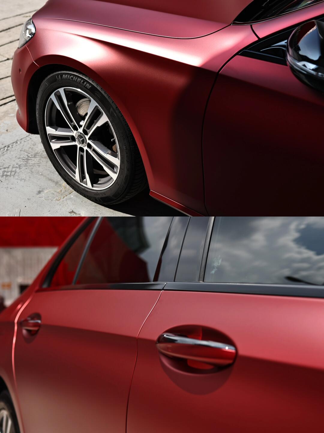 Electroplated Romani Red Decorative Car Film