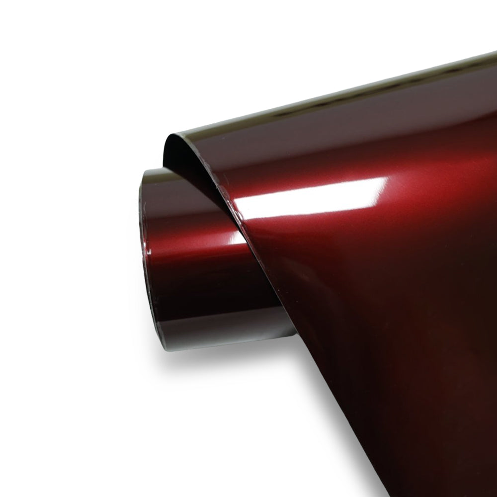 Glossy Liquid Dragon Blood Red Vinyl Wraps