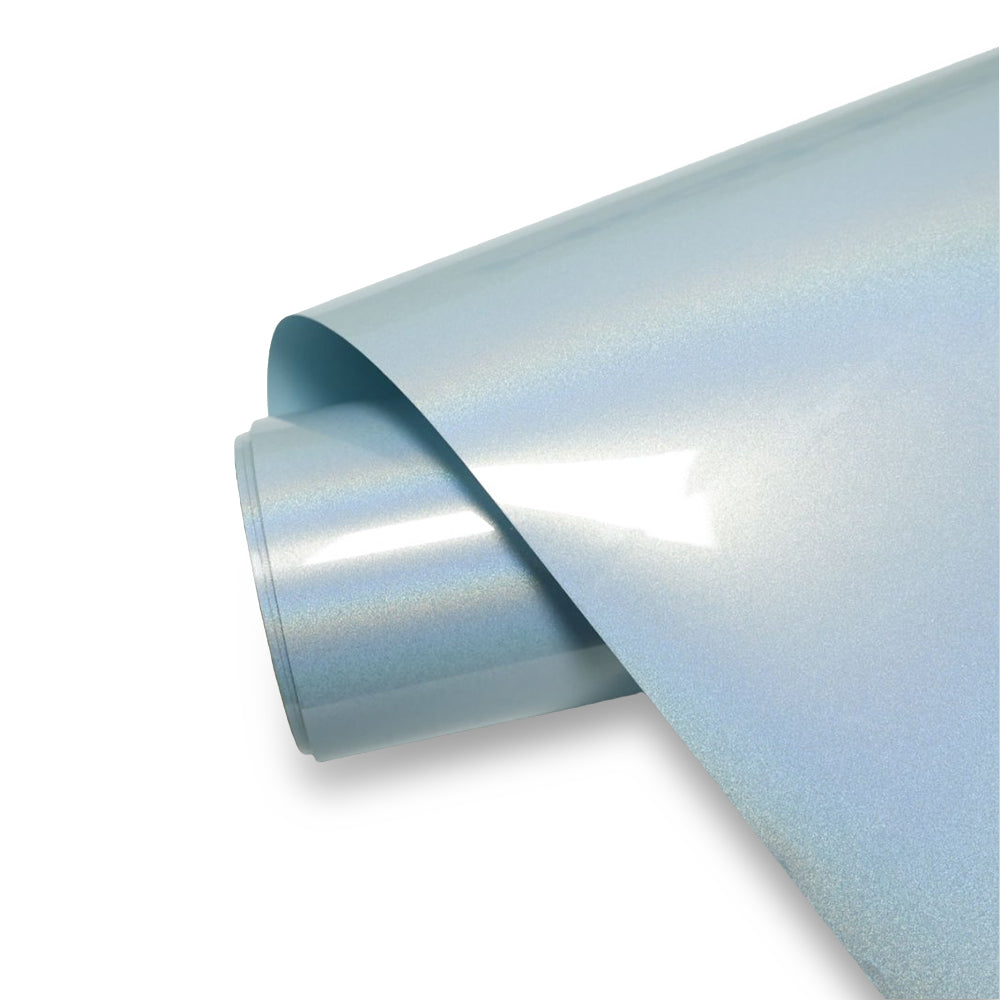 Rainbow Laser Glacier Blue Car Wrap Vinyl Roll
