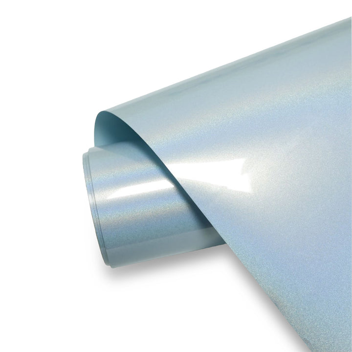 Rainbow Laser Glacier Blue Vinyl Wrap | HIGHCOOL