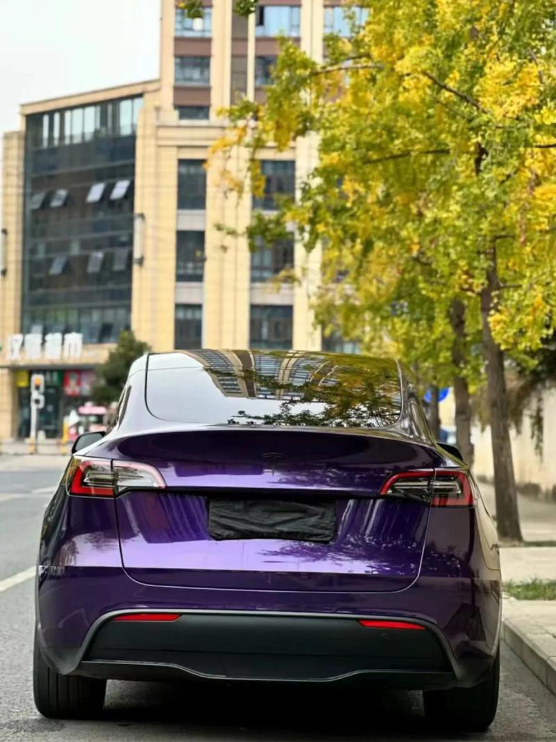Automotive Regal Purple Car Vinyl Wrapping