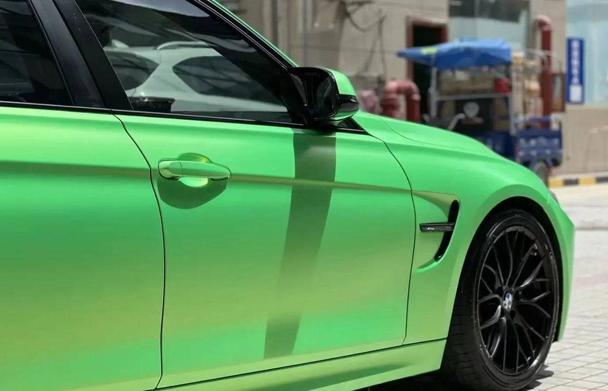 Super Colorful Apple Green Vinyl Wrap, detail view 3 | HIGHCOOL