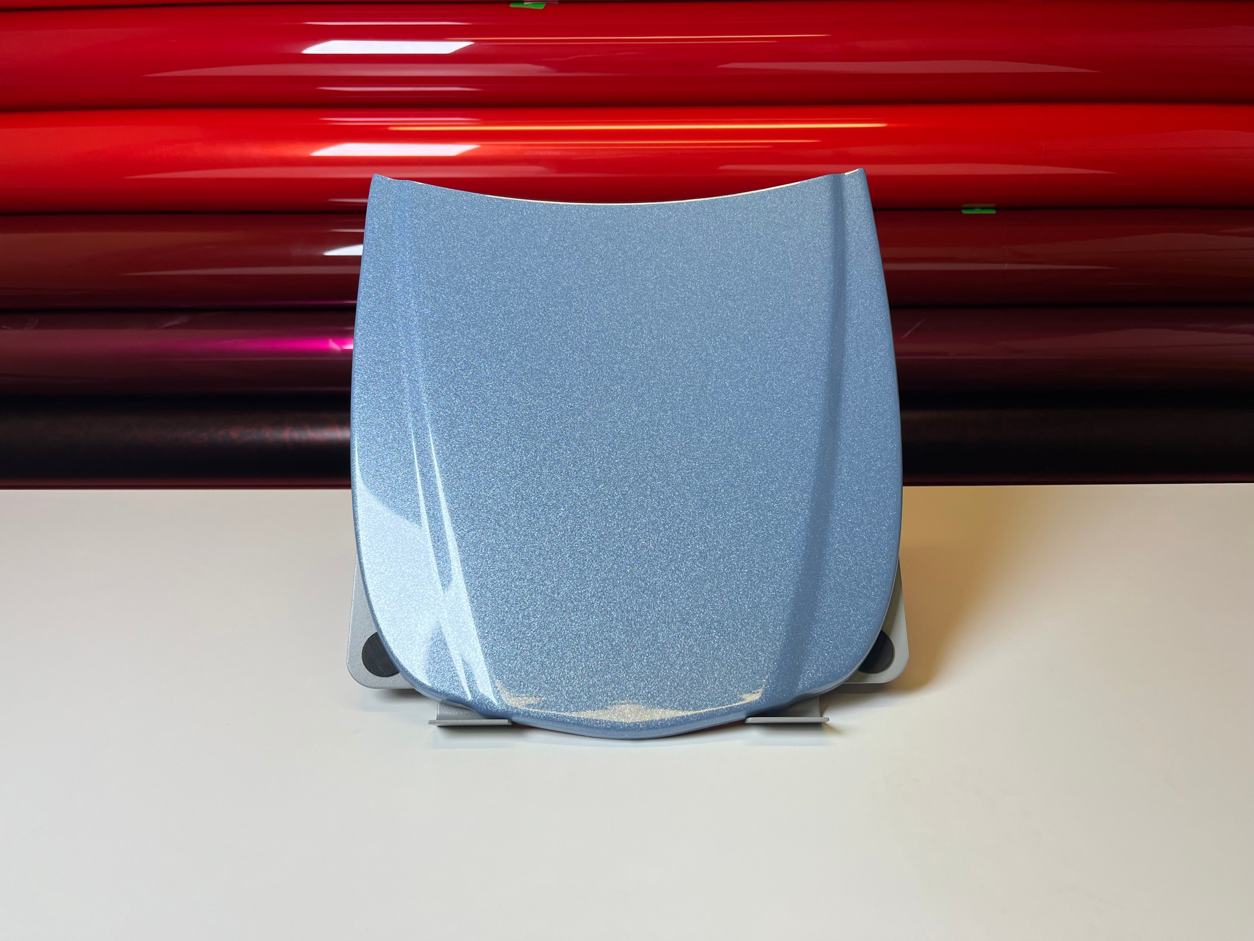 Crystal Porcelain Blue Vinyl Wrap