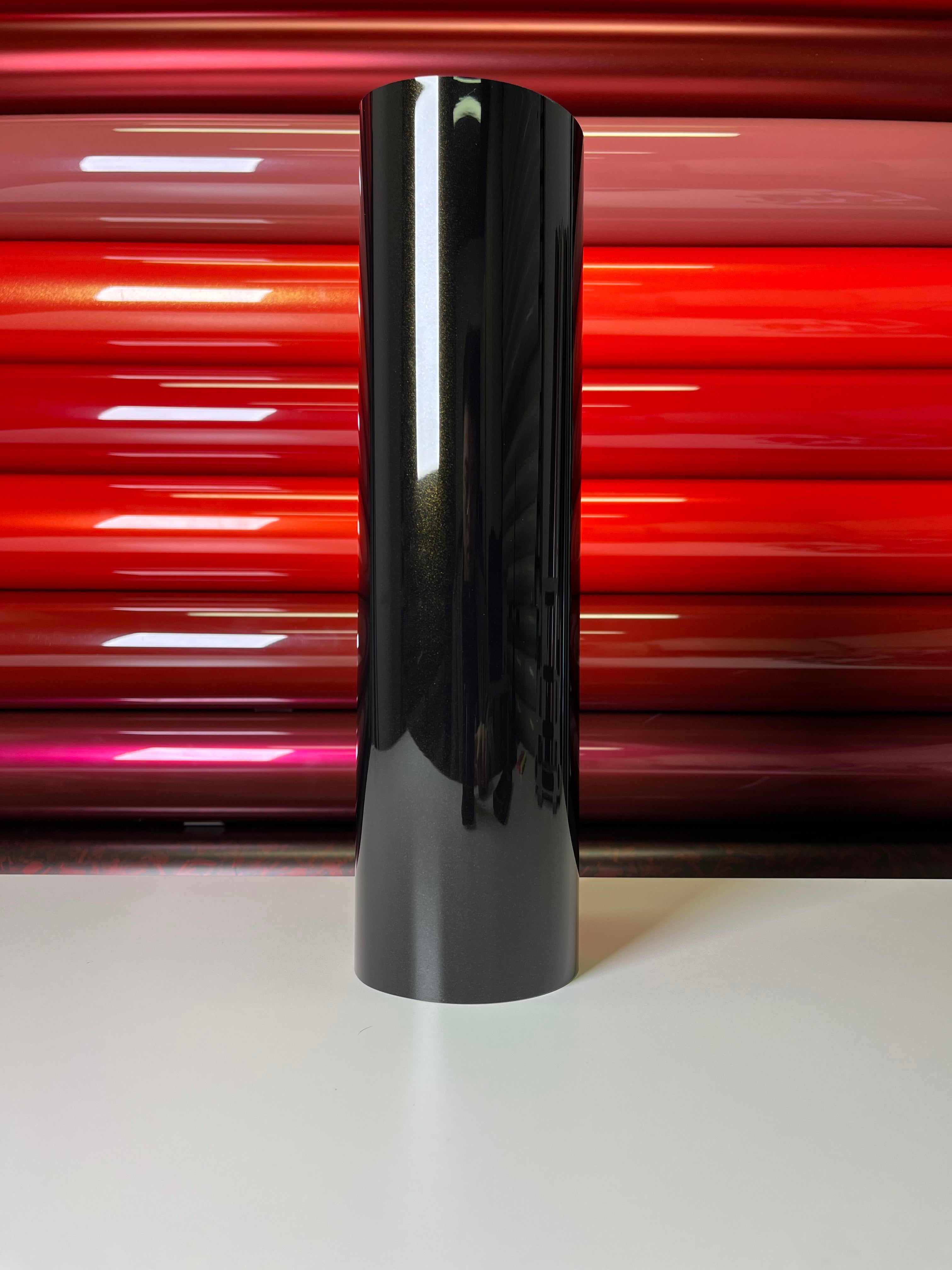 Ultra Bright Metallic Black Vinyl Wrap