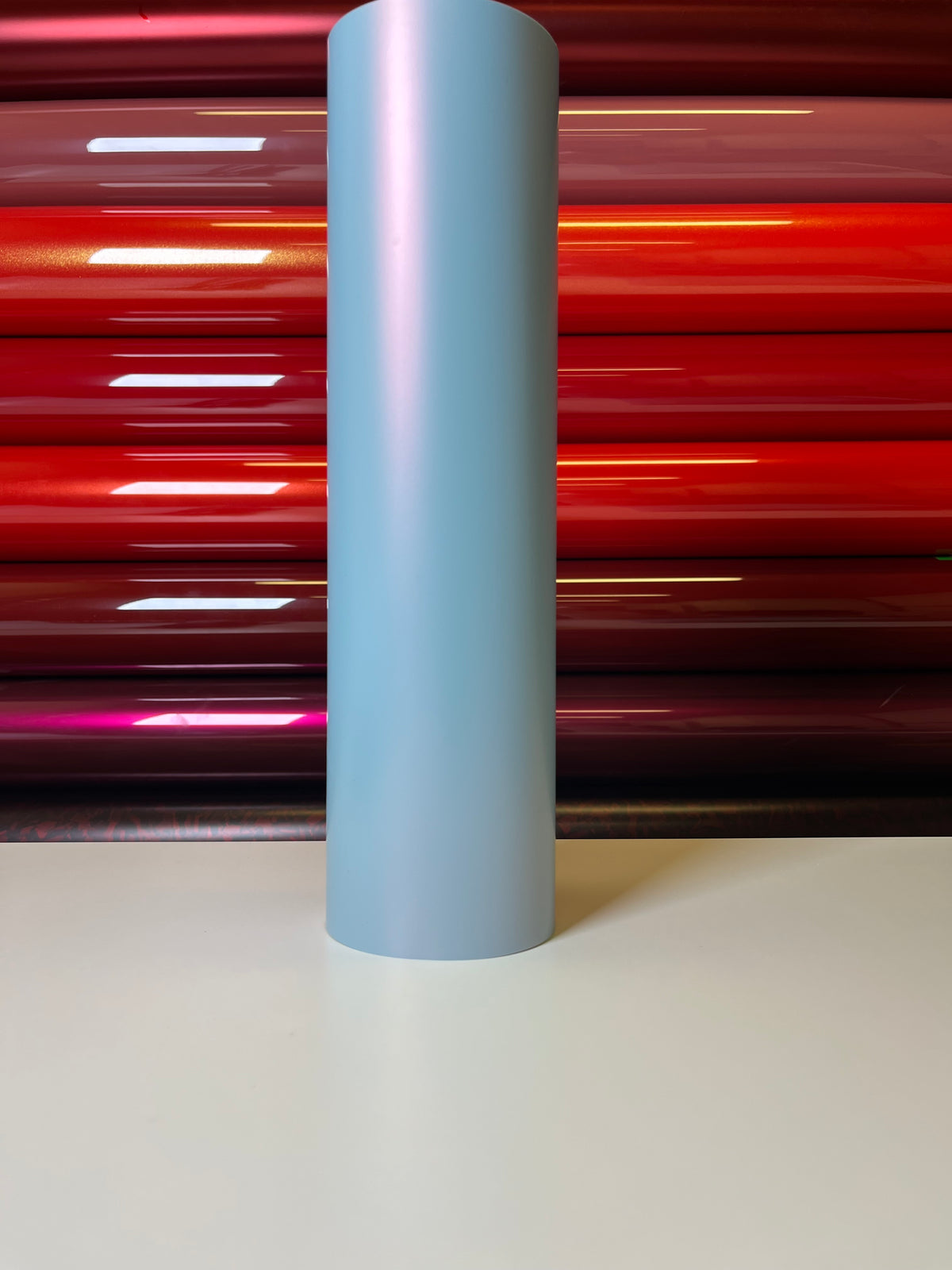 Iridescent Blue Vinyl Wrap, detail view 2 | HIGHCOOL