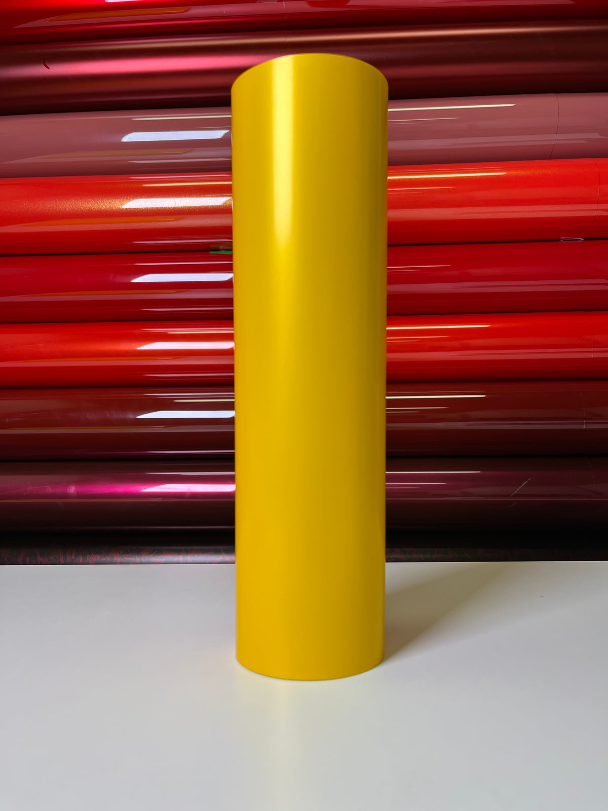 Electro Metallic Yellow Vinyl Wrap, detail view 2 | HIGHCOOL