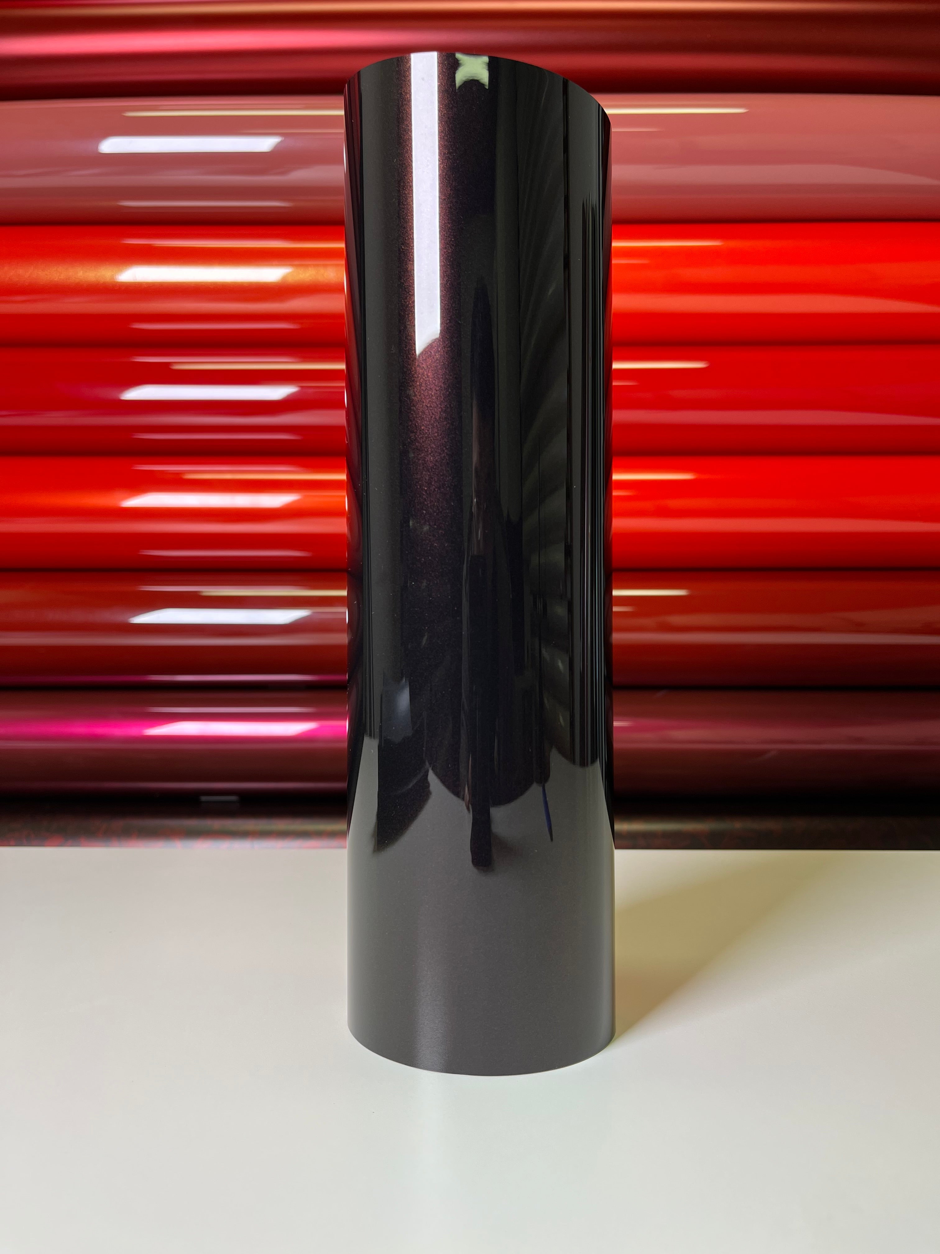 Ultra Bright Metallic Black Rose Vinyl Wrap