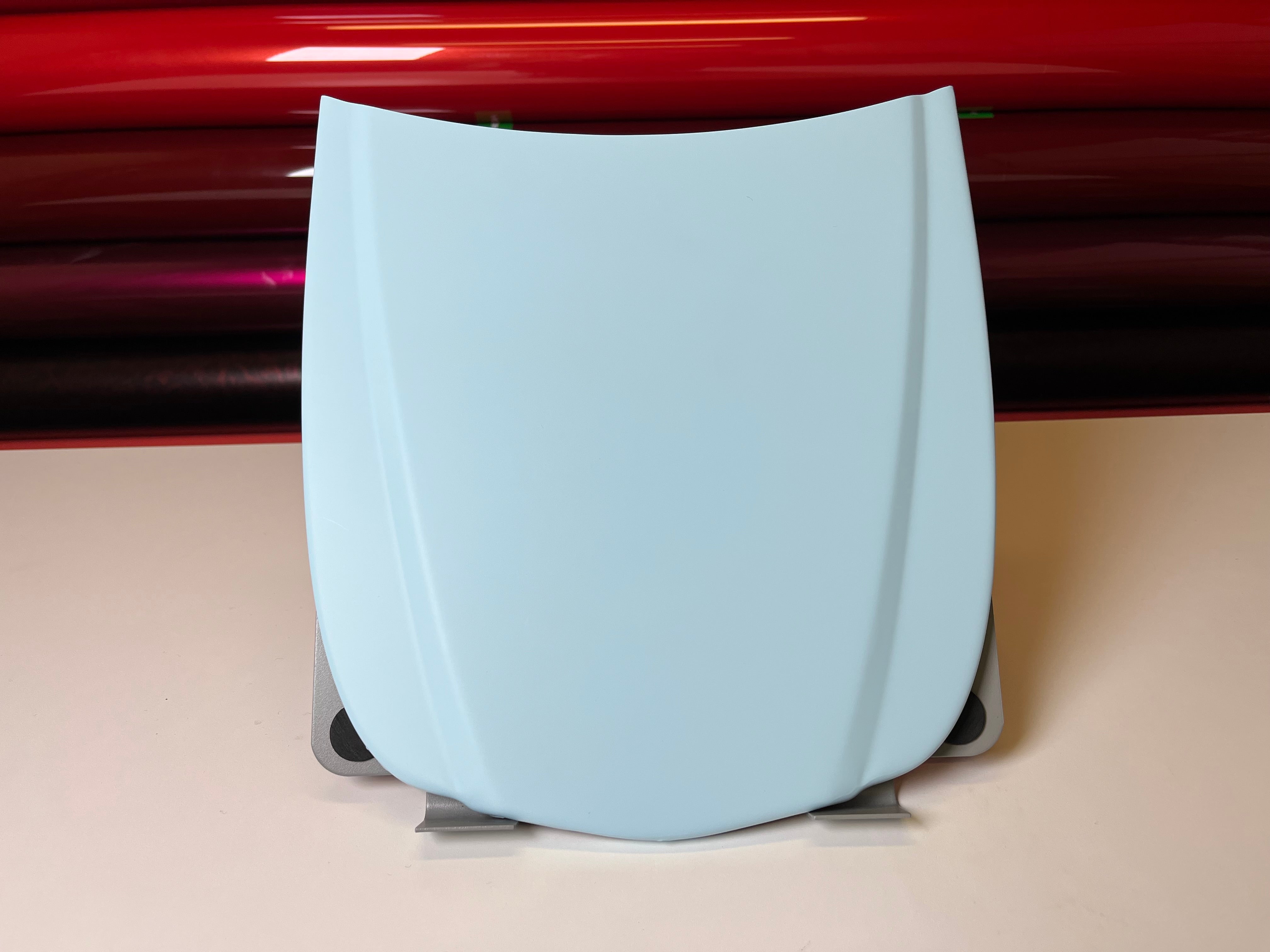 Satin Muriwai White Vinyl Wrap