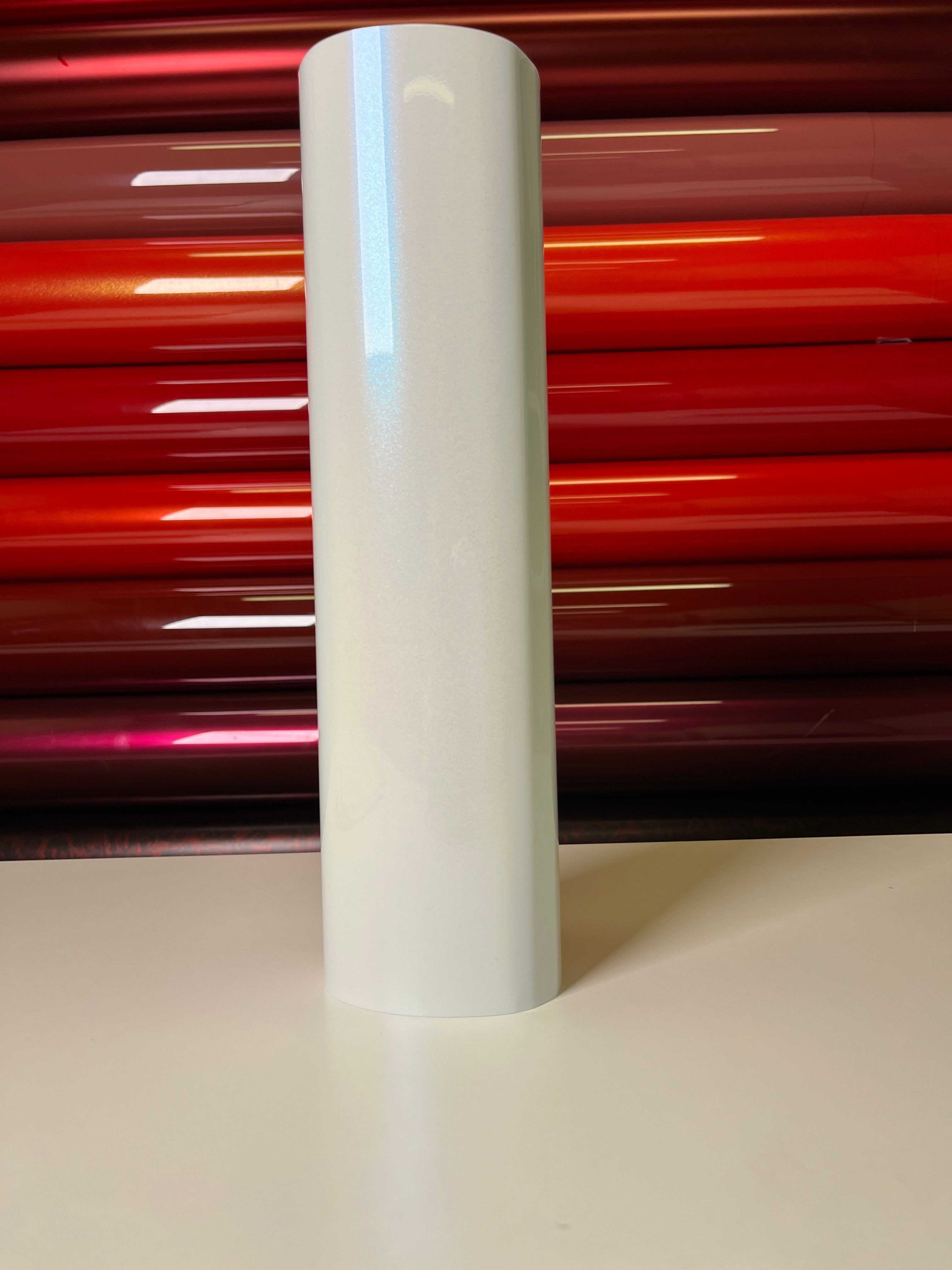 Diamond Starlight White Blue Vinyl Wrap