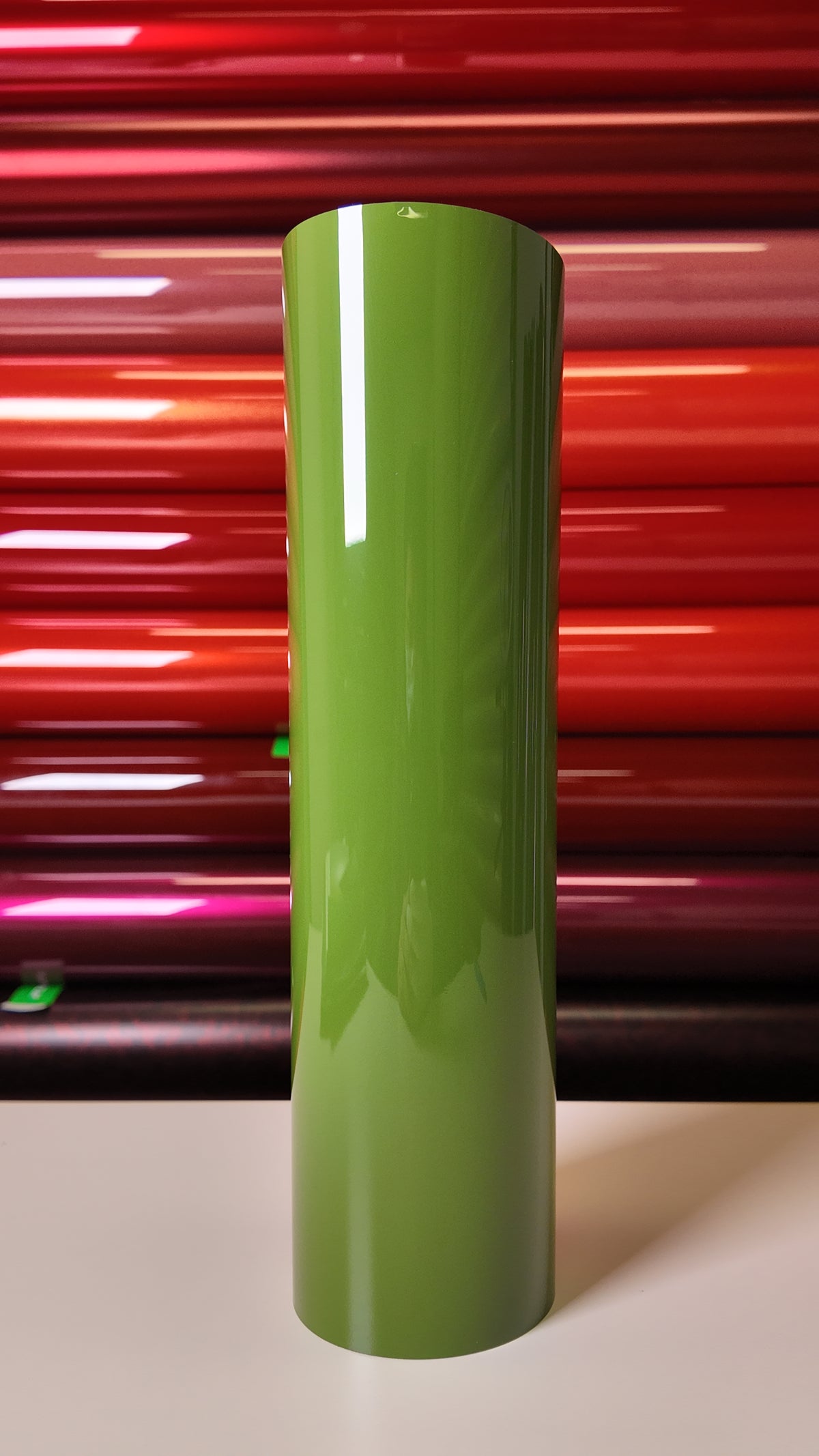 Crystal Moss Green Vinyl Wrap, detail view 2 | HIGHCOOL