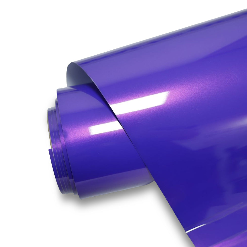 Glossy Explosion Purple Vinyl Wrap