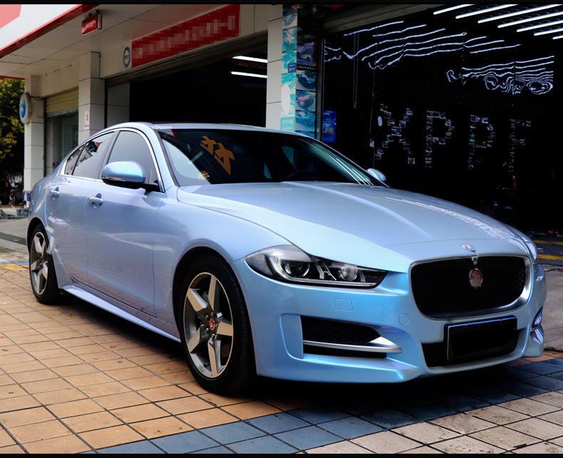 Premium Blue Automotive Vinyl Wrap Film, detail view 3 | HIGHCOOL